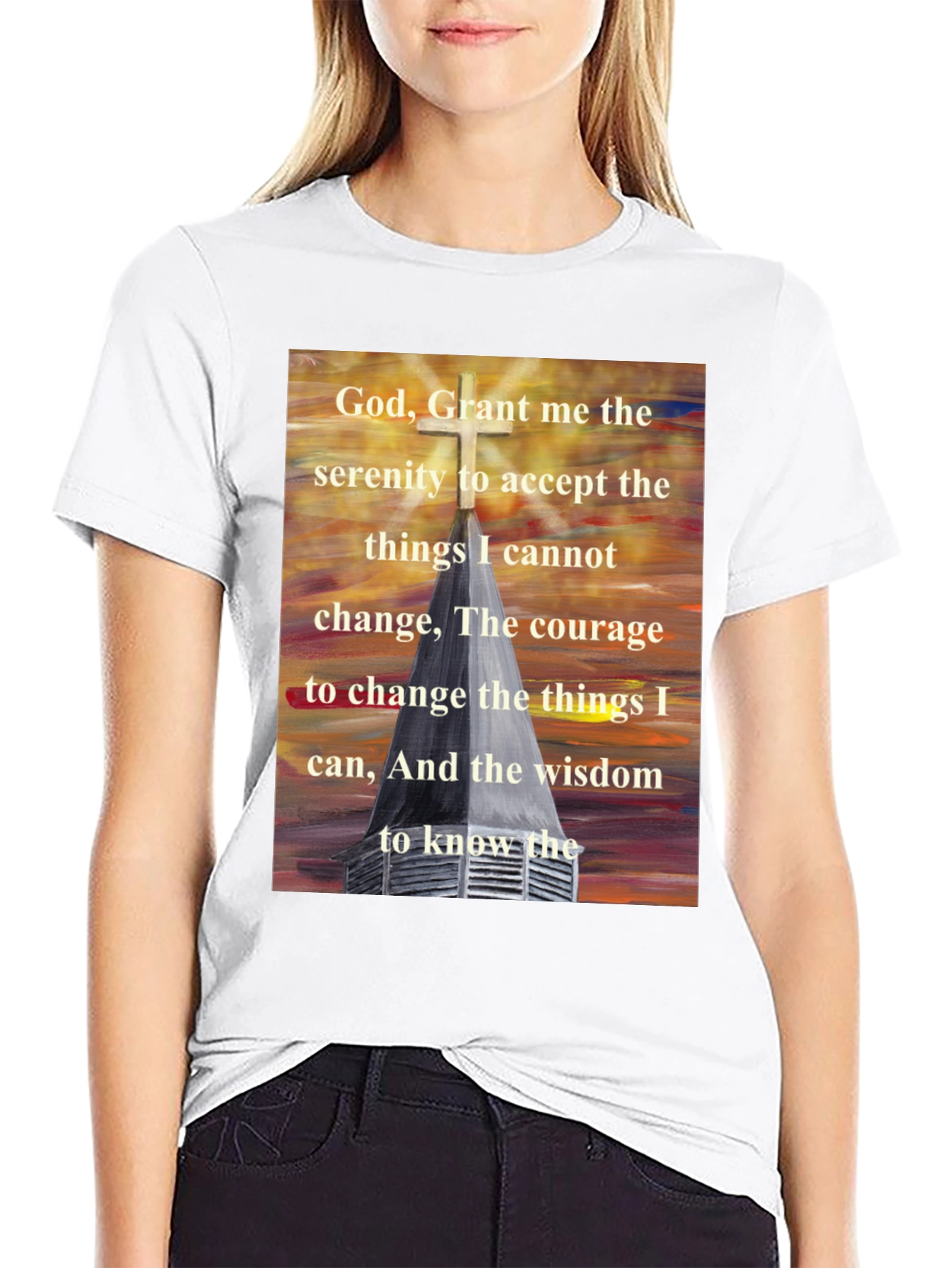 Serenity Prayer T-Shirt - Christian Graphic Tee
