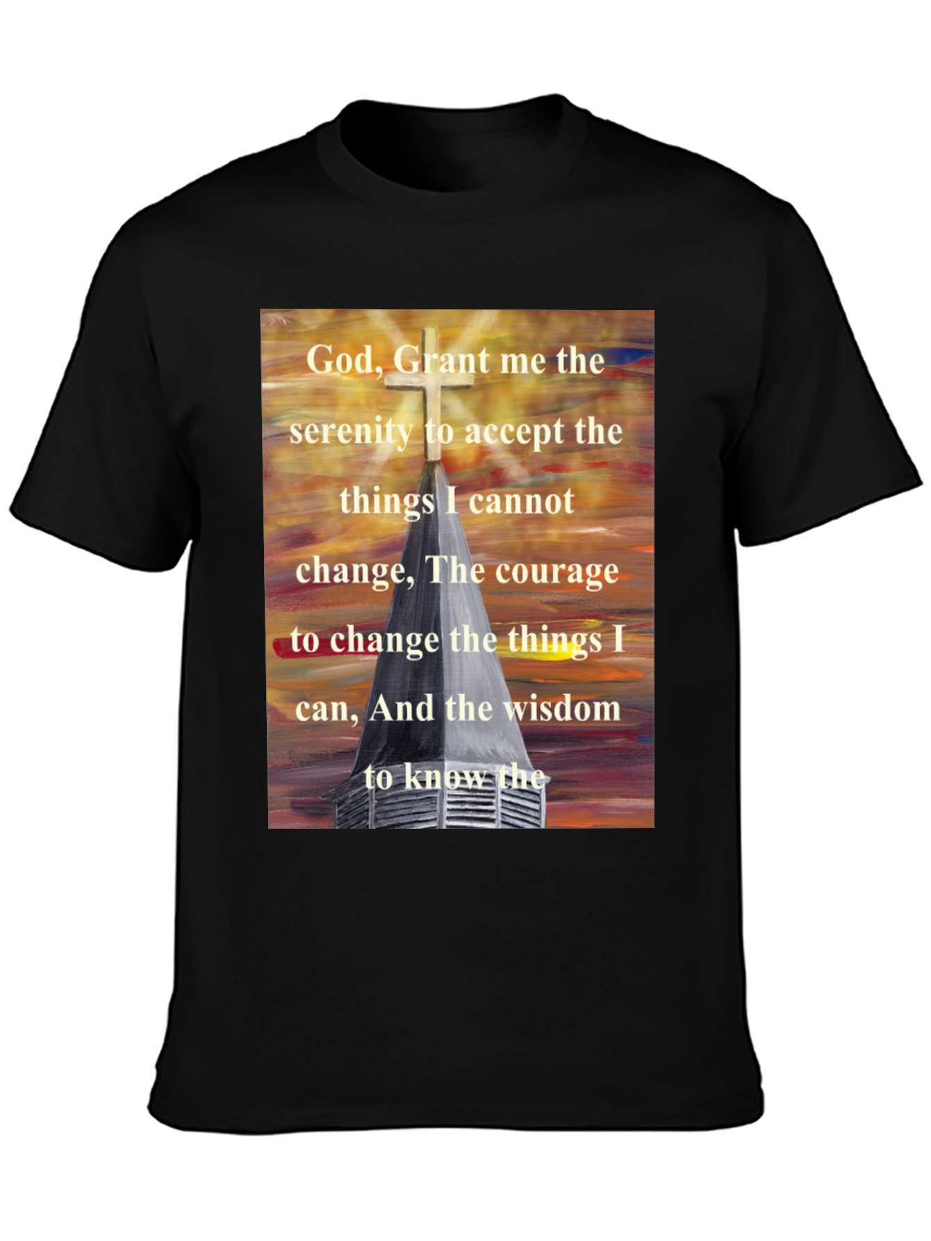 Serenity Prayer T-Shirt - Christian Graphic Tee