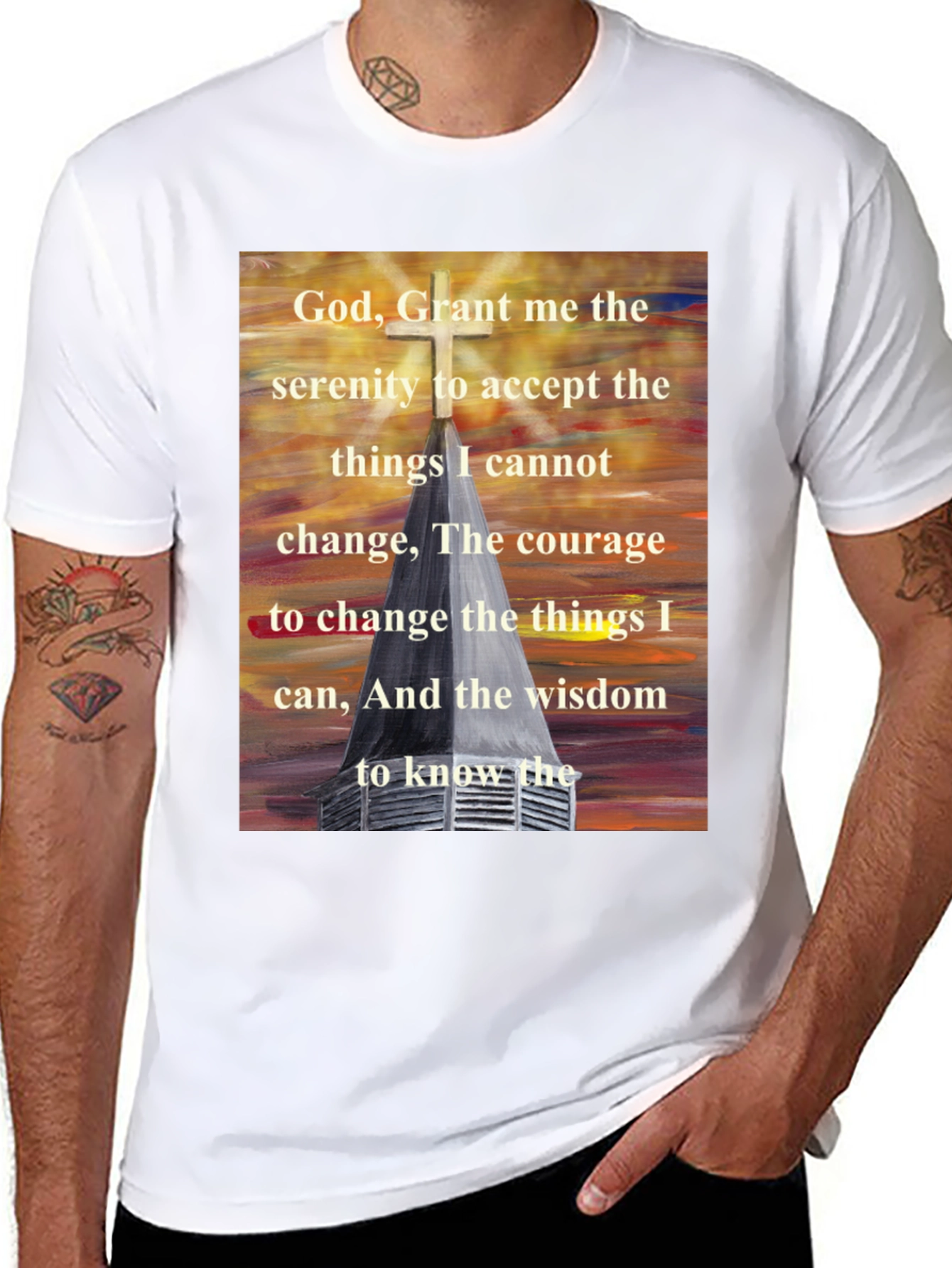 Serenity Prayer T-Shirt - Christian Graphic Tee