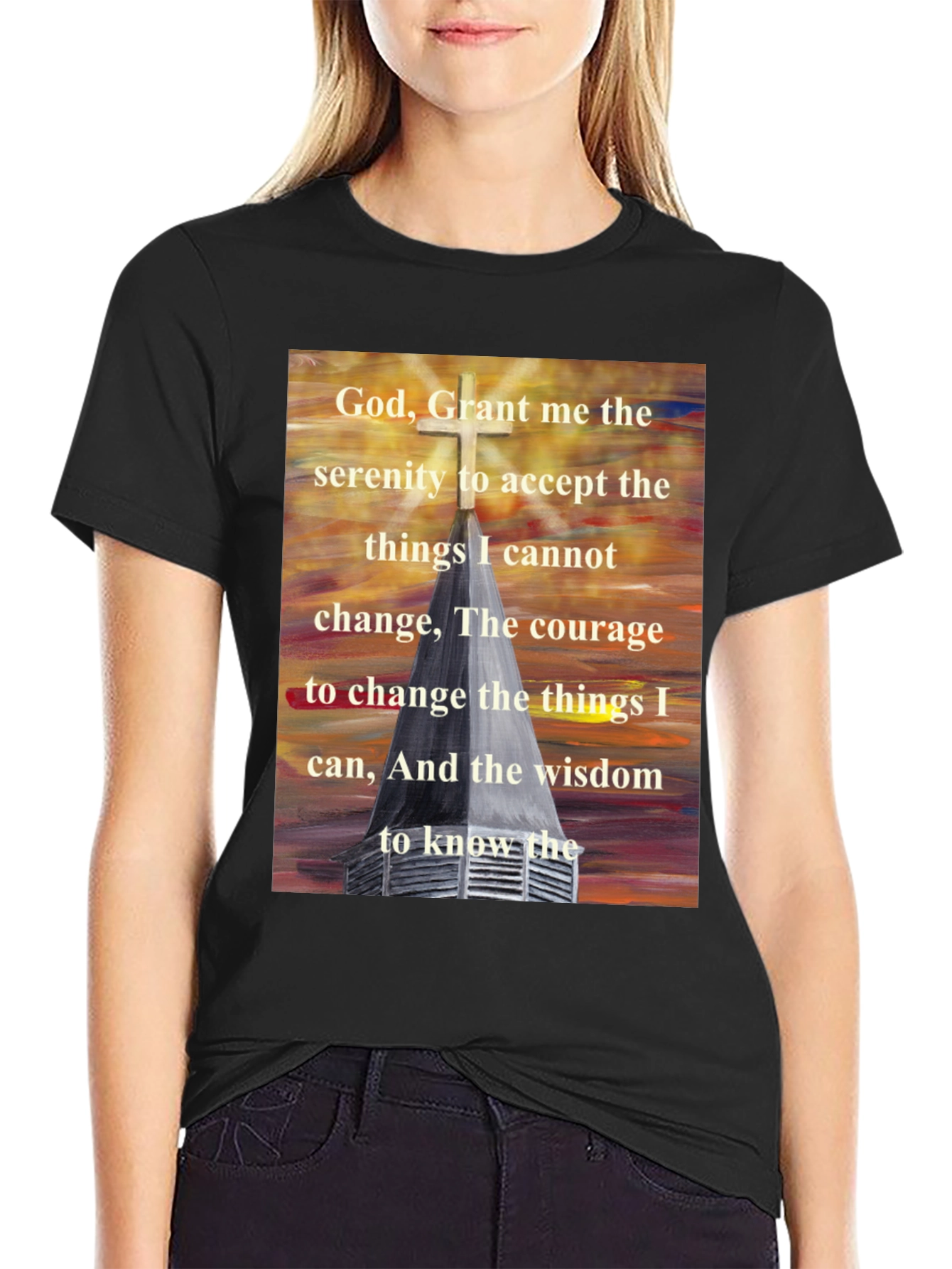 Serenity Prayer T-Shirt - Christian Graphic Tee