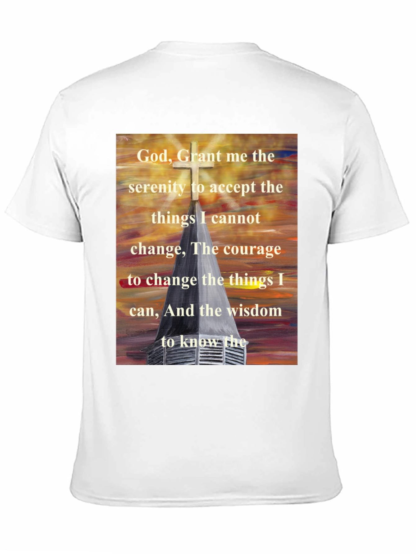 Serenity Prayer T-Shirt - Christian Graphic Tee