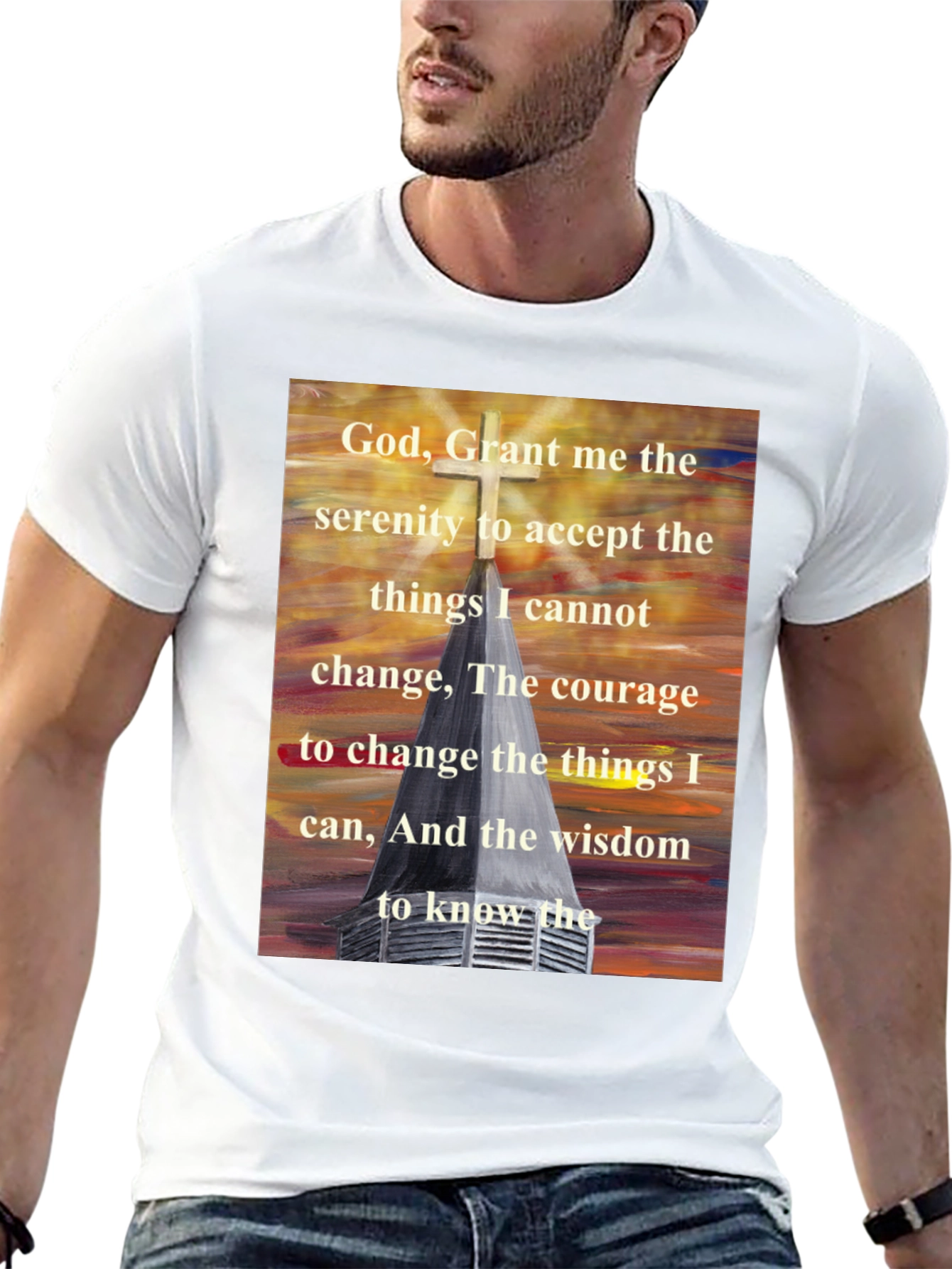 Serenity Prayer T-Shirt - Christian Graphic Tee