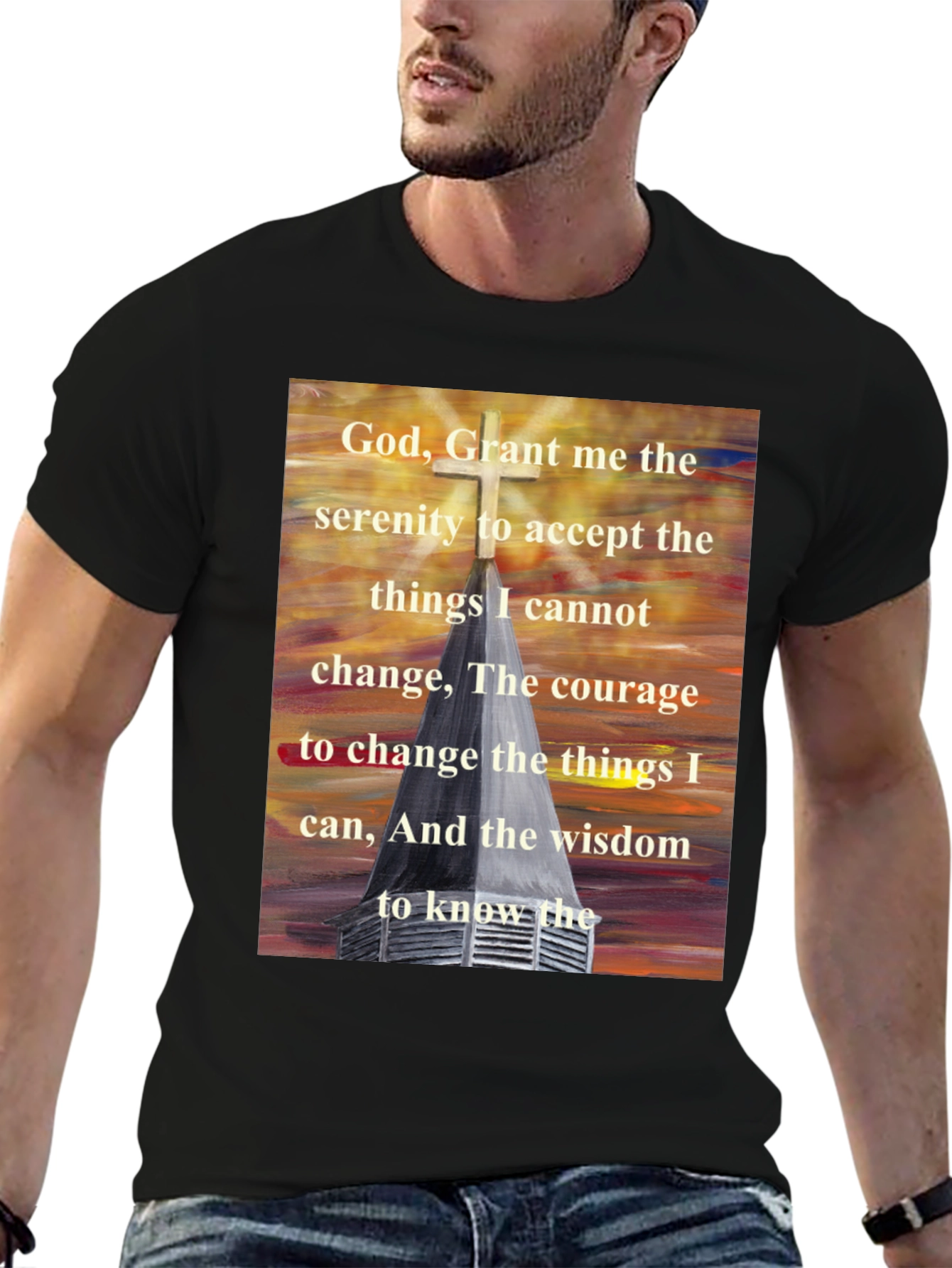 Serenity Prayer T-Shirt - Christian Graphic Tee