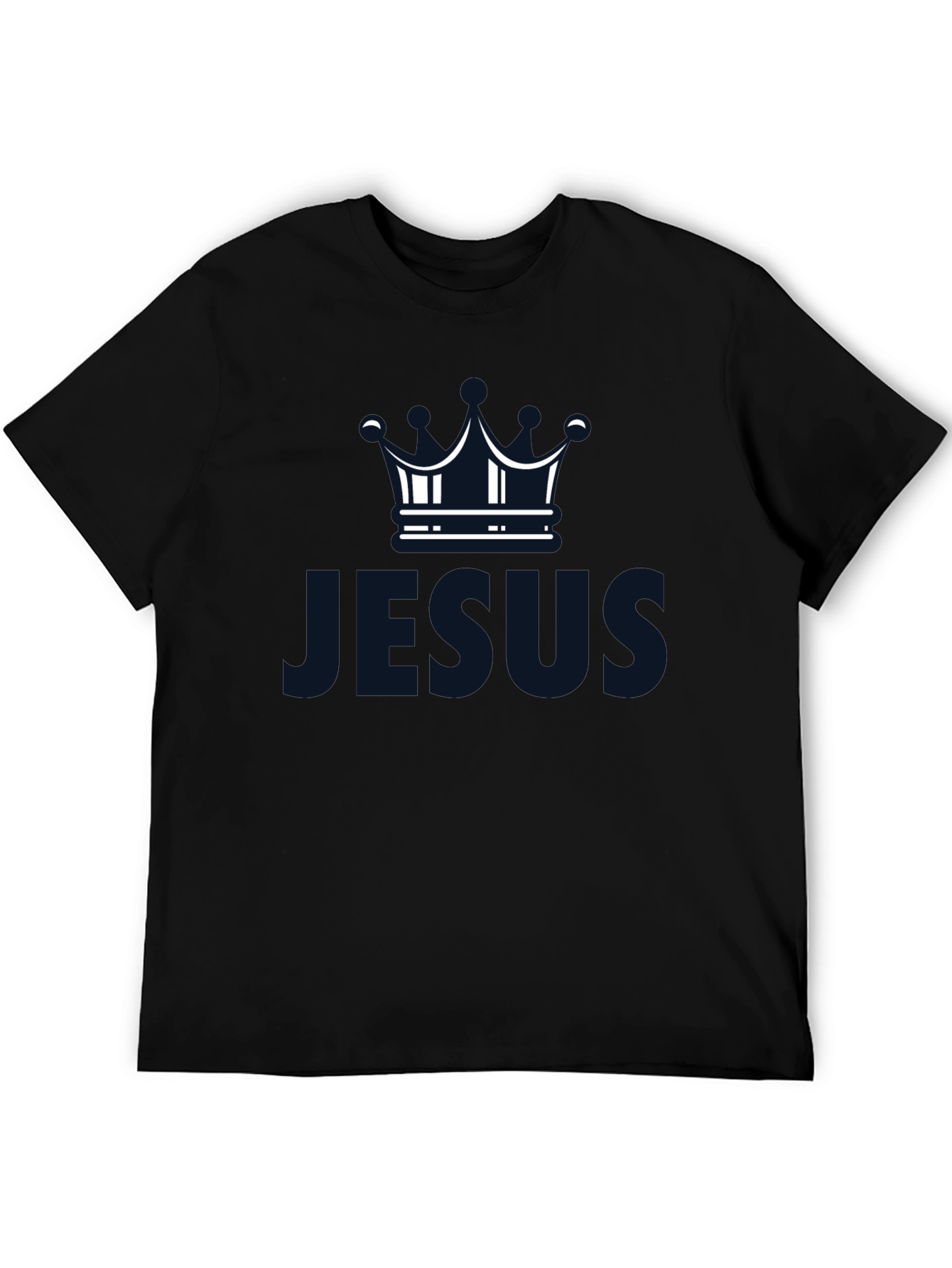 Jesus Crown Graphic Tee - Soft Cotton Blend T-Shirt