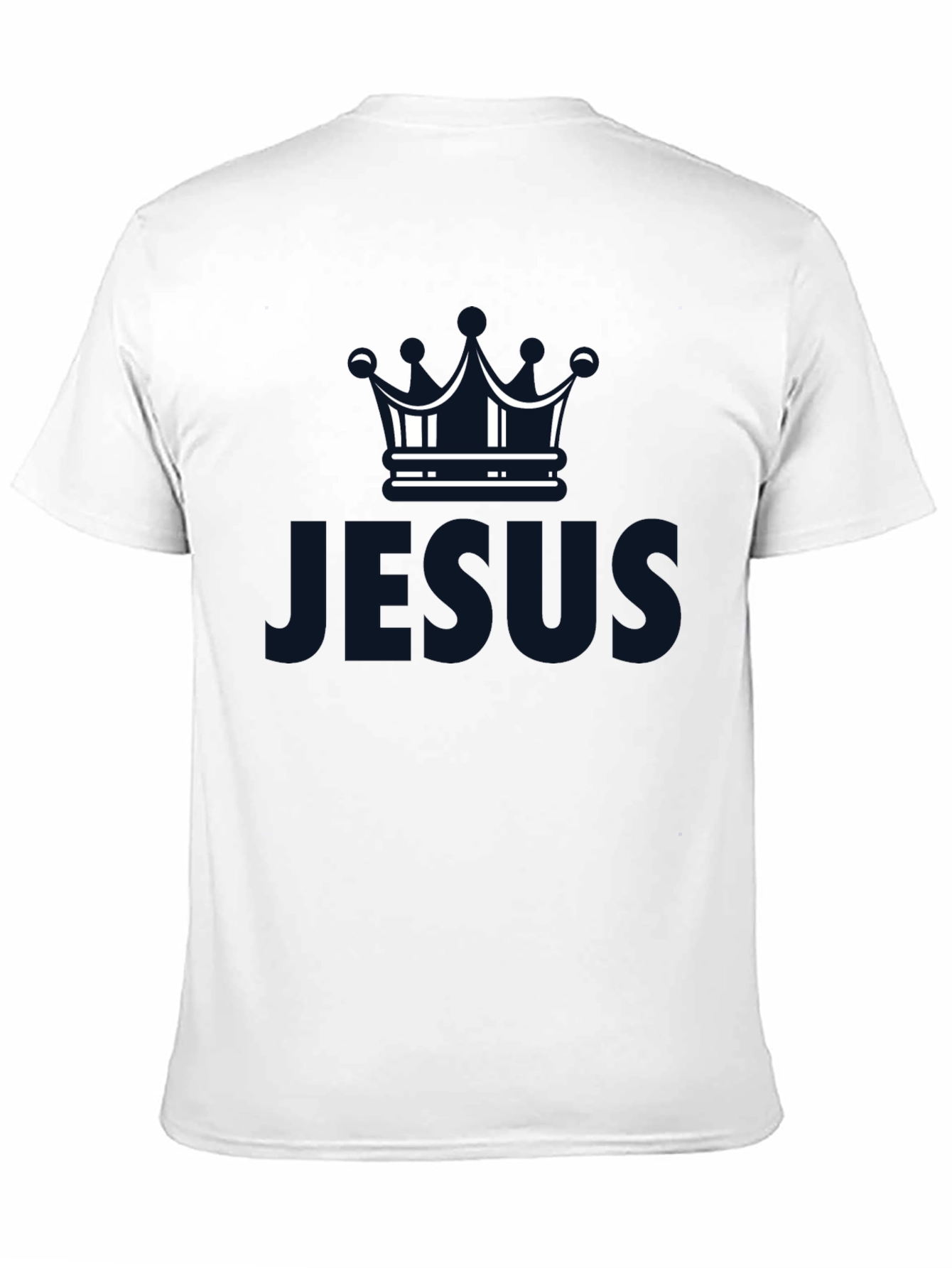 Jesus Crown Graphic Tee - Soft Cotton Blend T-Shirt