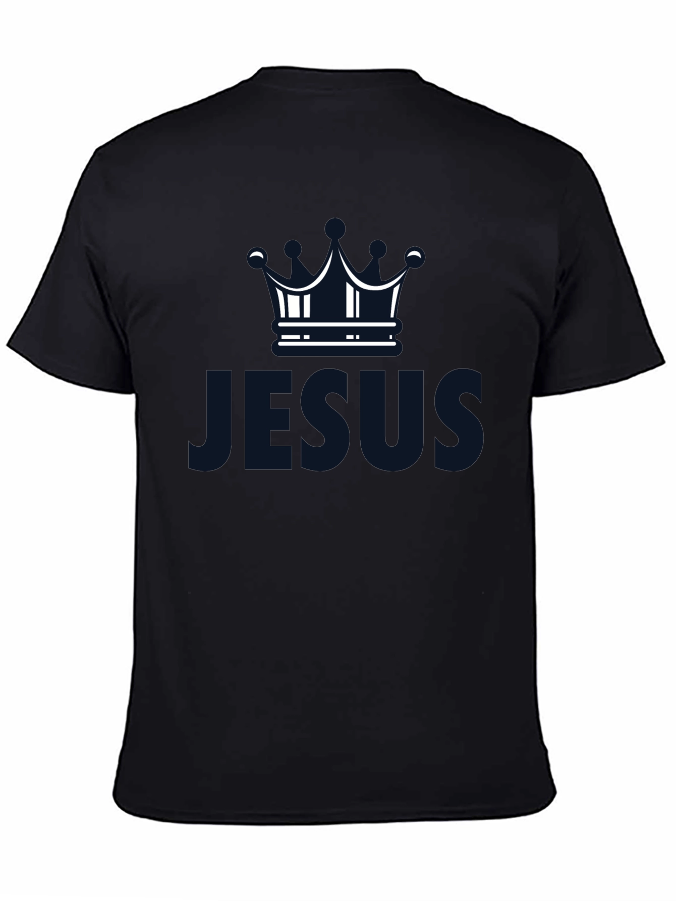 Jesus Crown Graphic Tee - Soft Cotton Blend T-Shirt