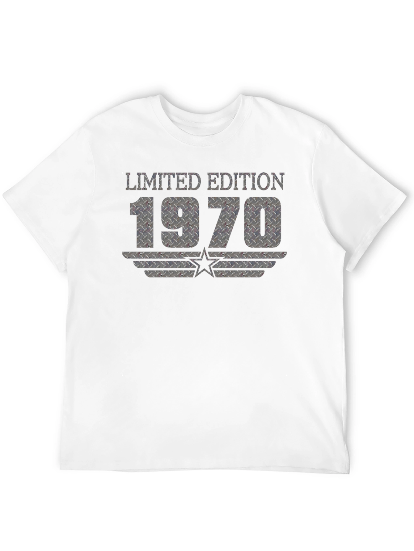 Limited Edition 1970 T-Shirt - Diamond Plate Graphic