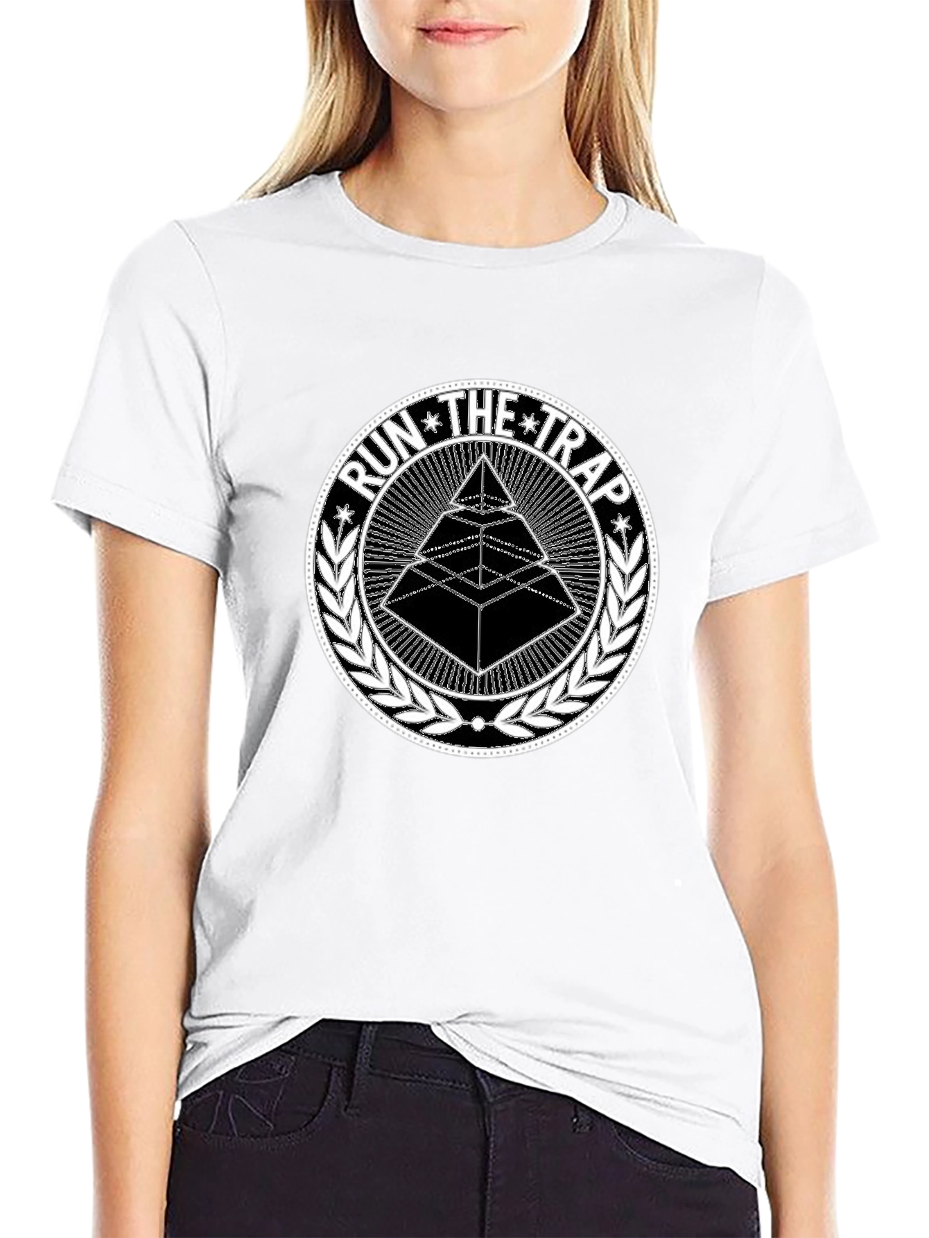 Run the Trap Graphic Tee - Black