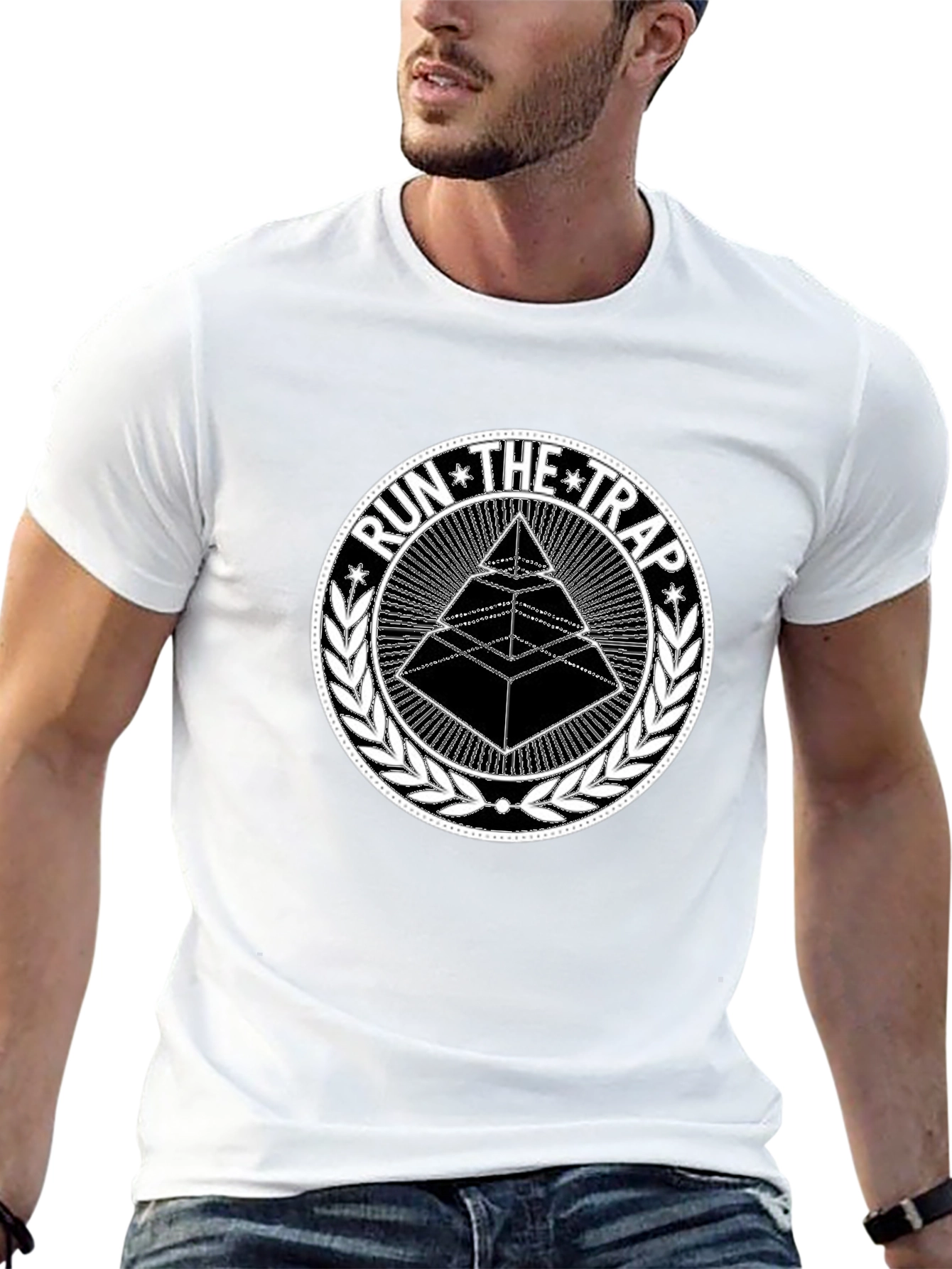 Run the Trap Graphic Tee - Black