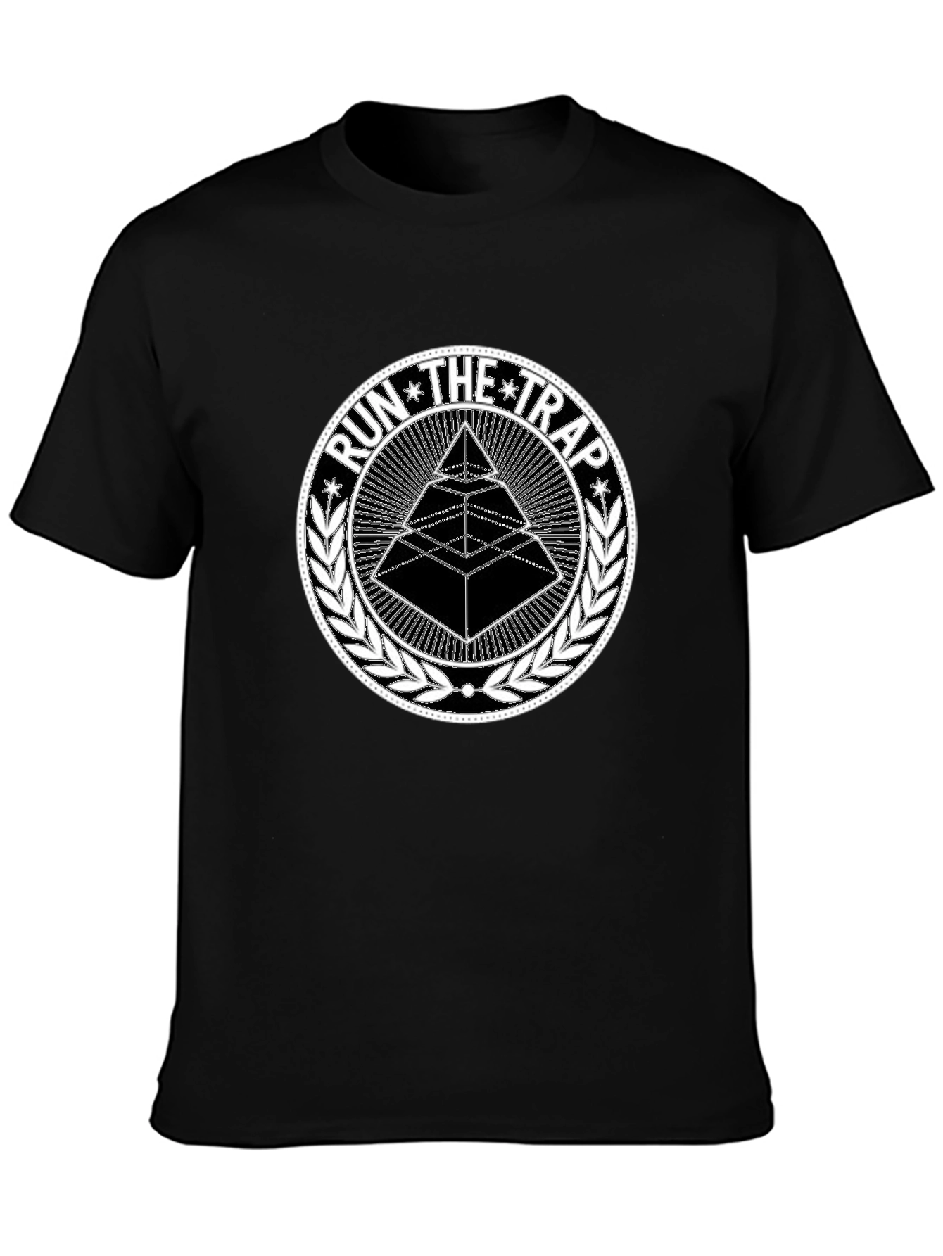 Run the Trap Graphic Tee - Black