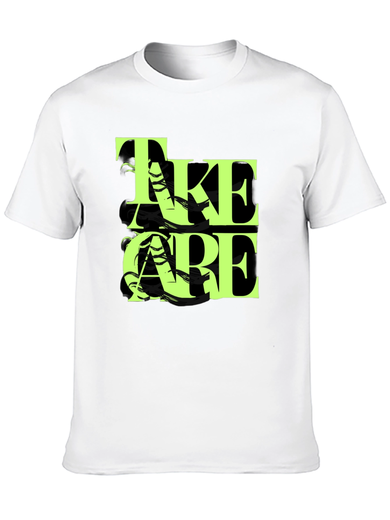 Take Care Graphic Black T-Shirt