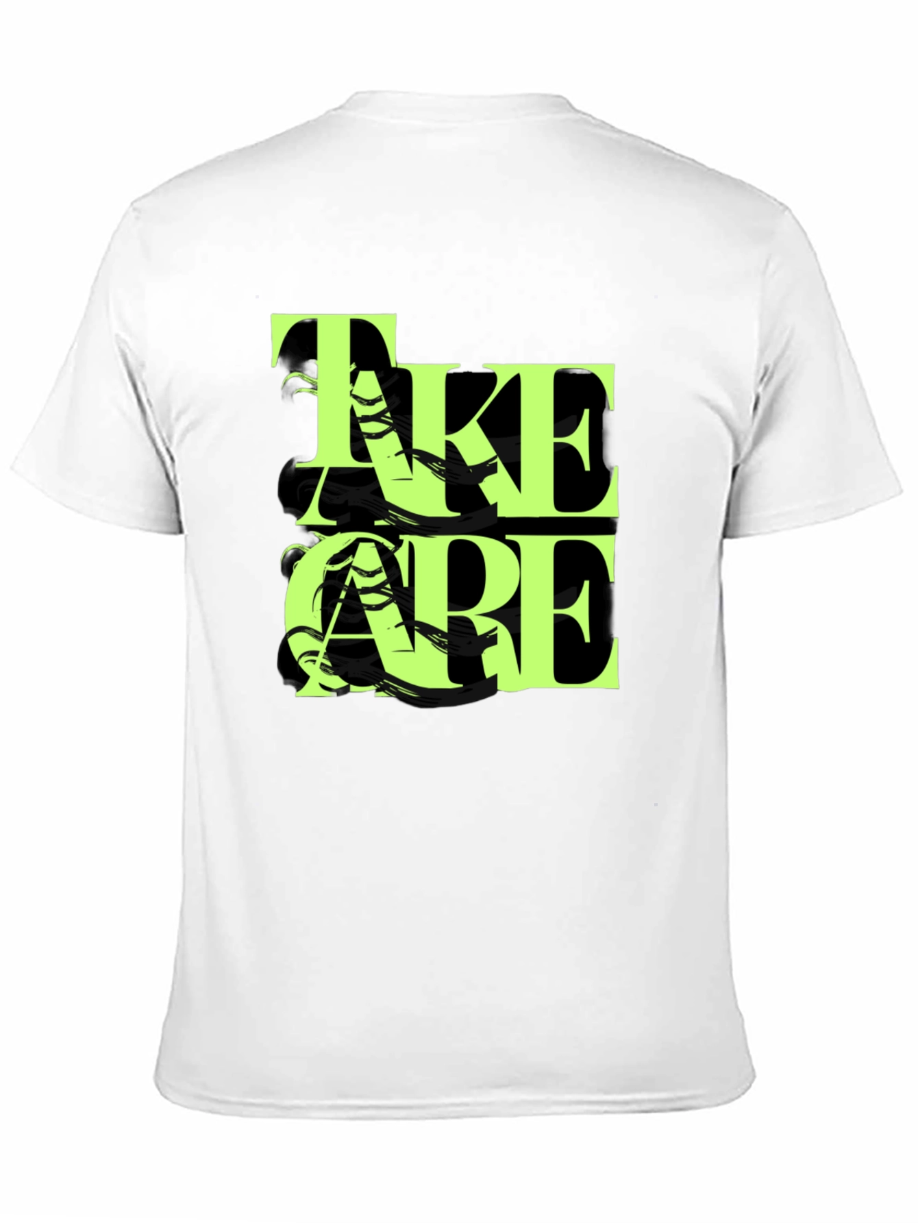 Take Care Graphic Black T-Shirt