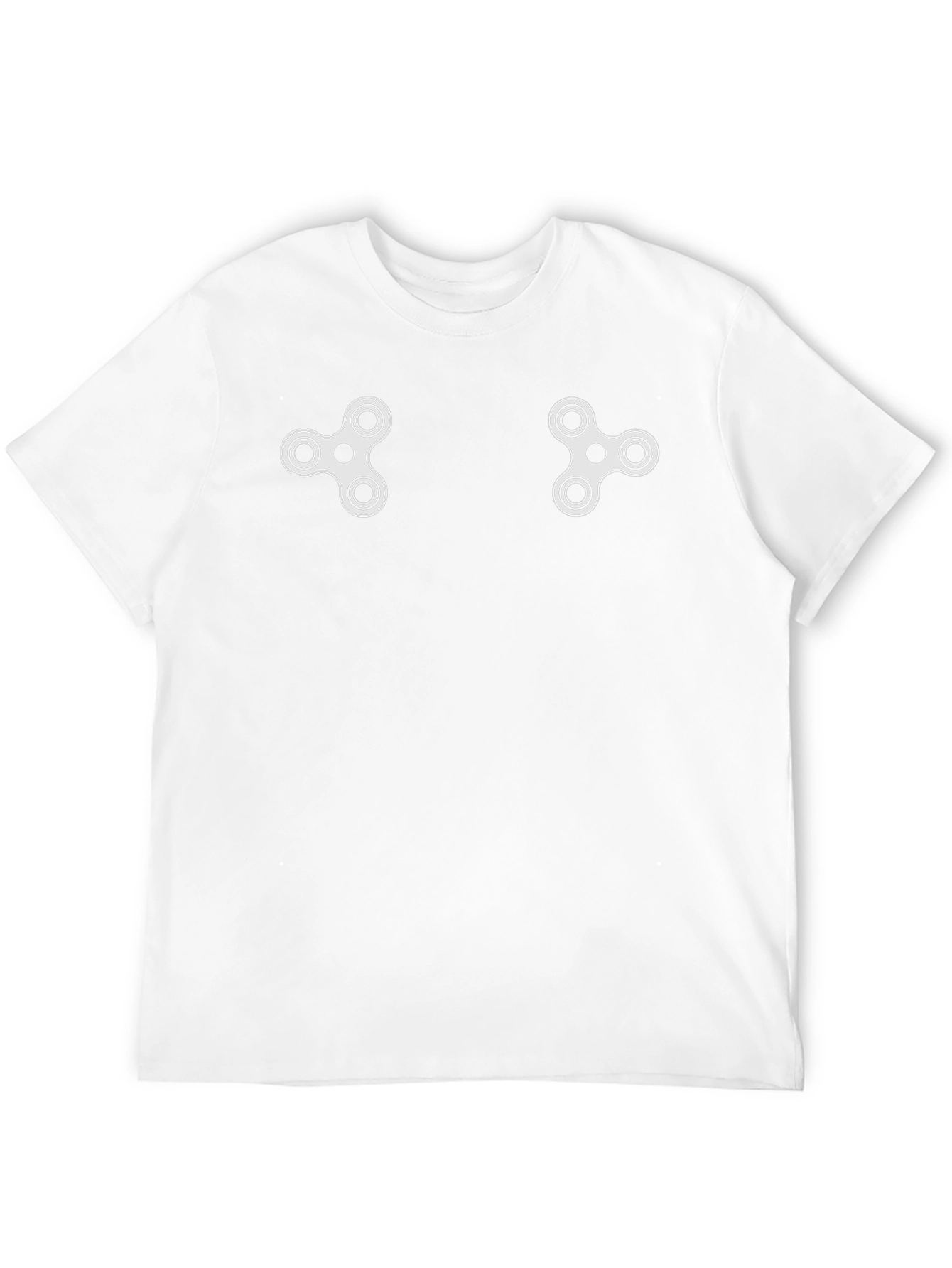 Fidget Spinner Graphic Tee - Black