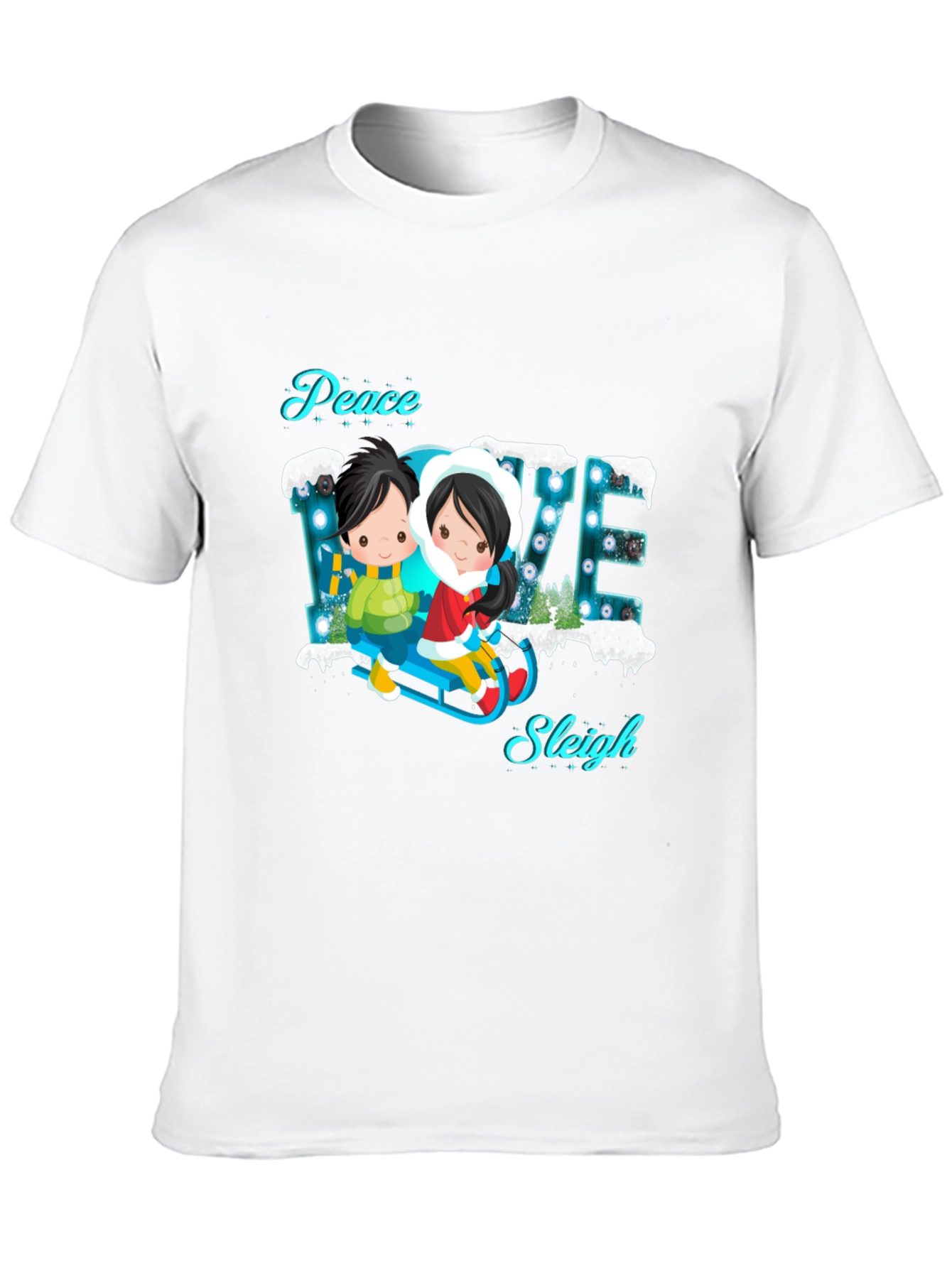 Peace Love Sleigh T-Shirt