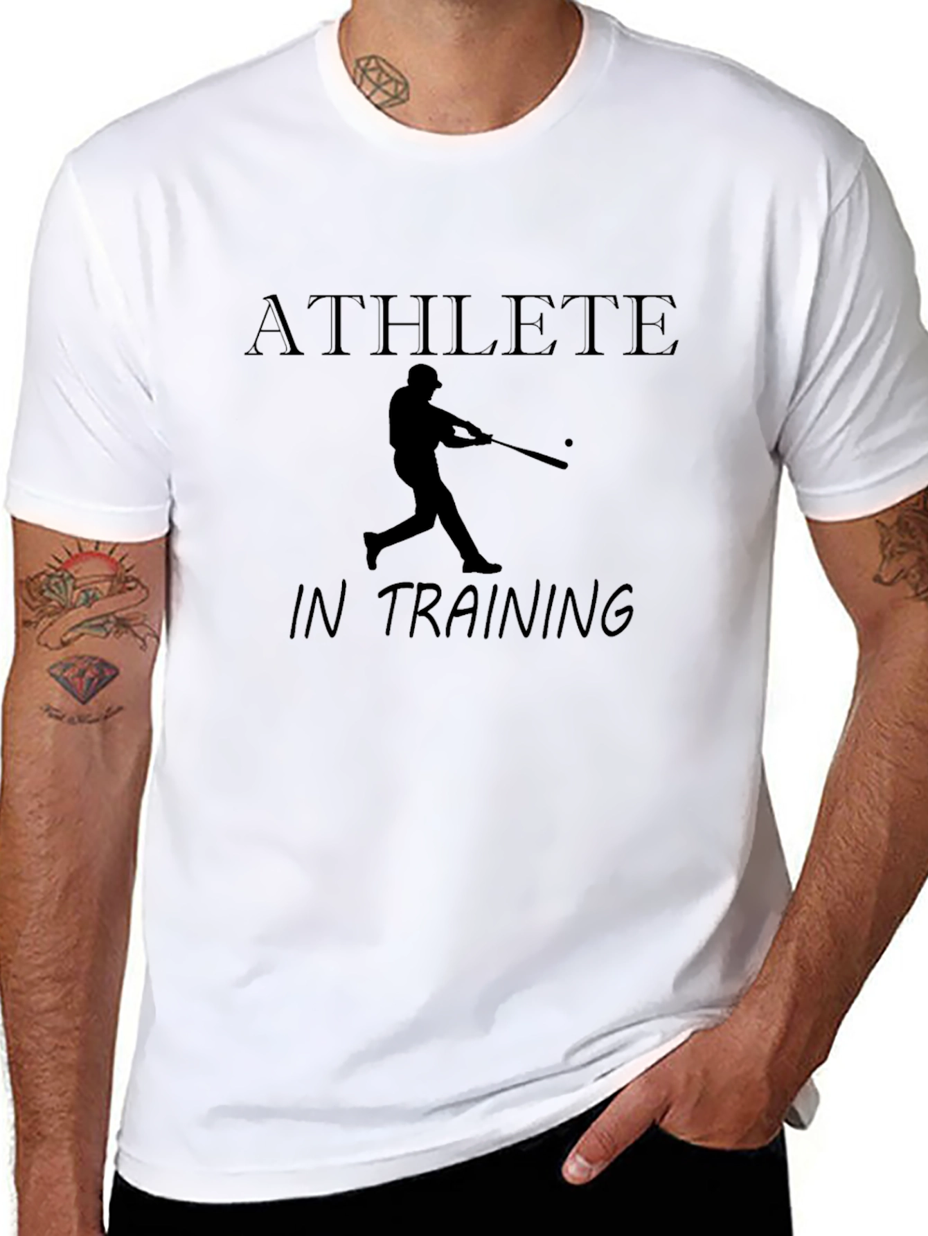 Athlete In Training Baseball Graphic Tee