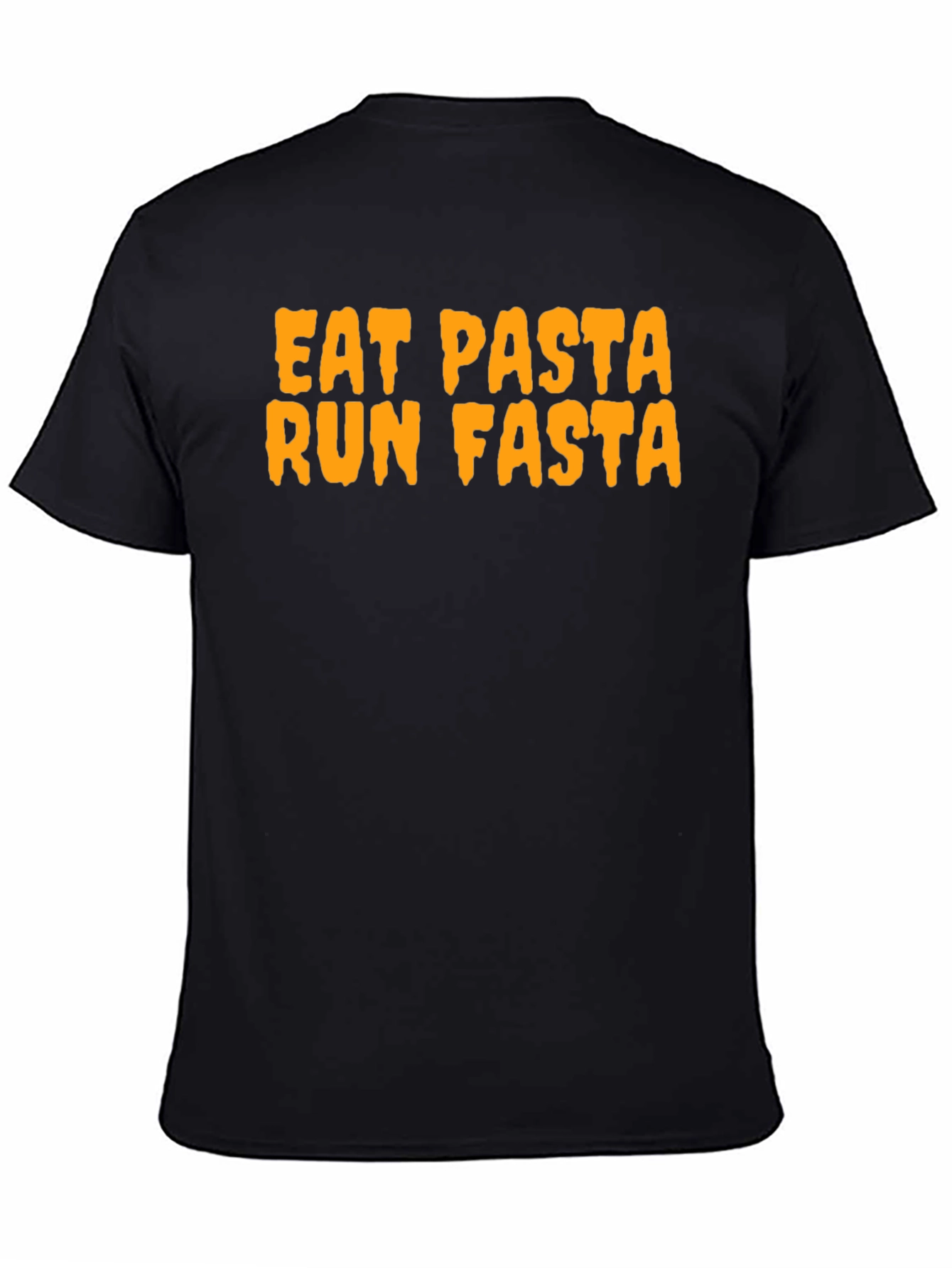 Eat Pasta Run Fasta Graphic T-Shirt