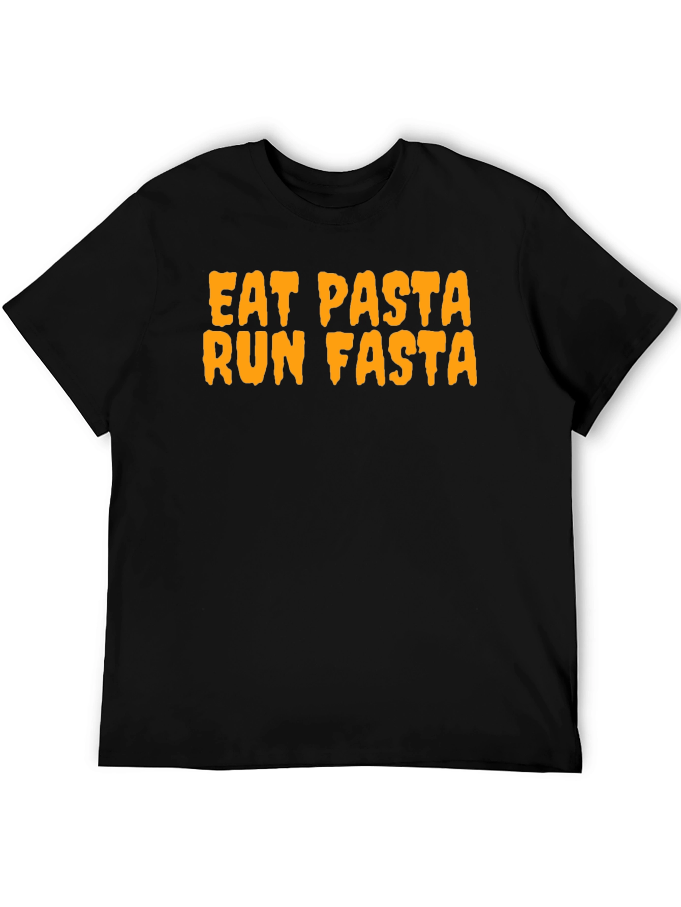 Eat Pasta Run Fasta Graphic T-Shirt