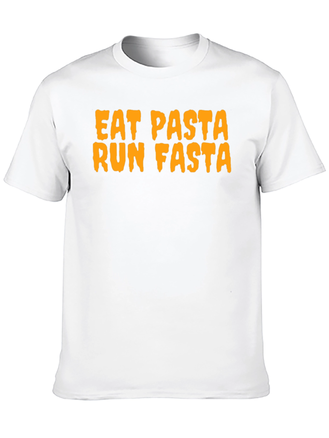 Eat Pasta Run Fasta Graphic T-Shirt