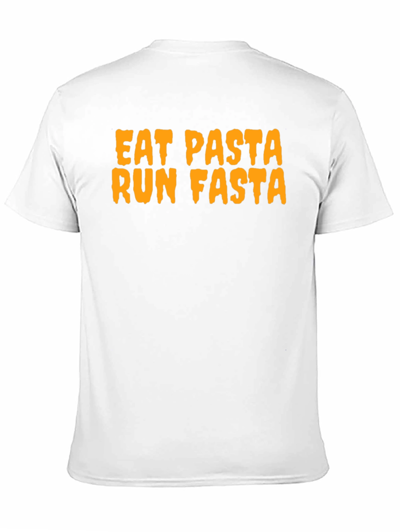 Eat Pasta Run Fasta Graphic T-Shirt