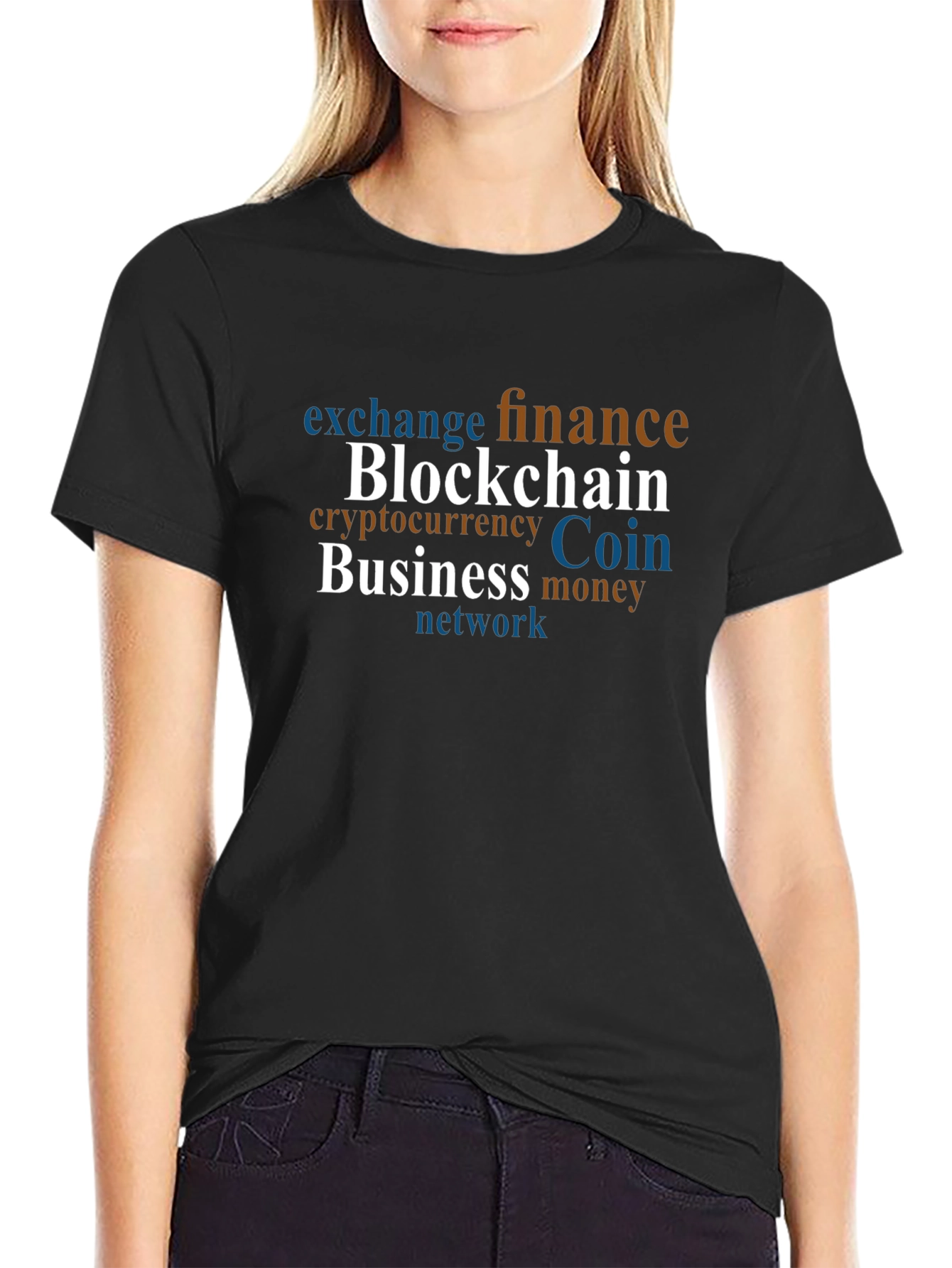 Blockchain Cryptocurrency T-Shirt - Finance Business Tee