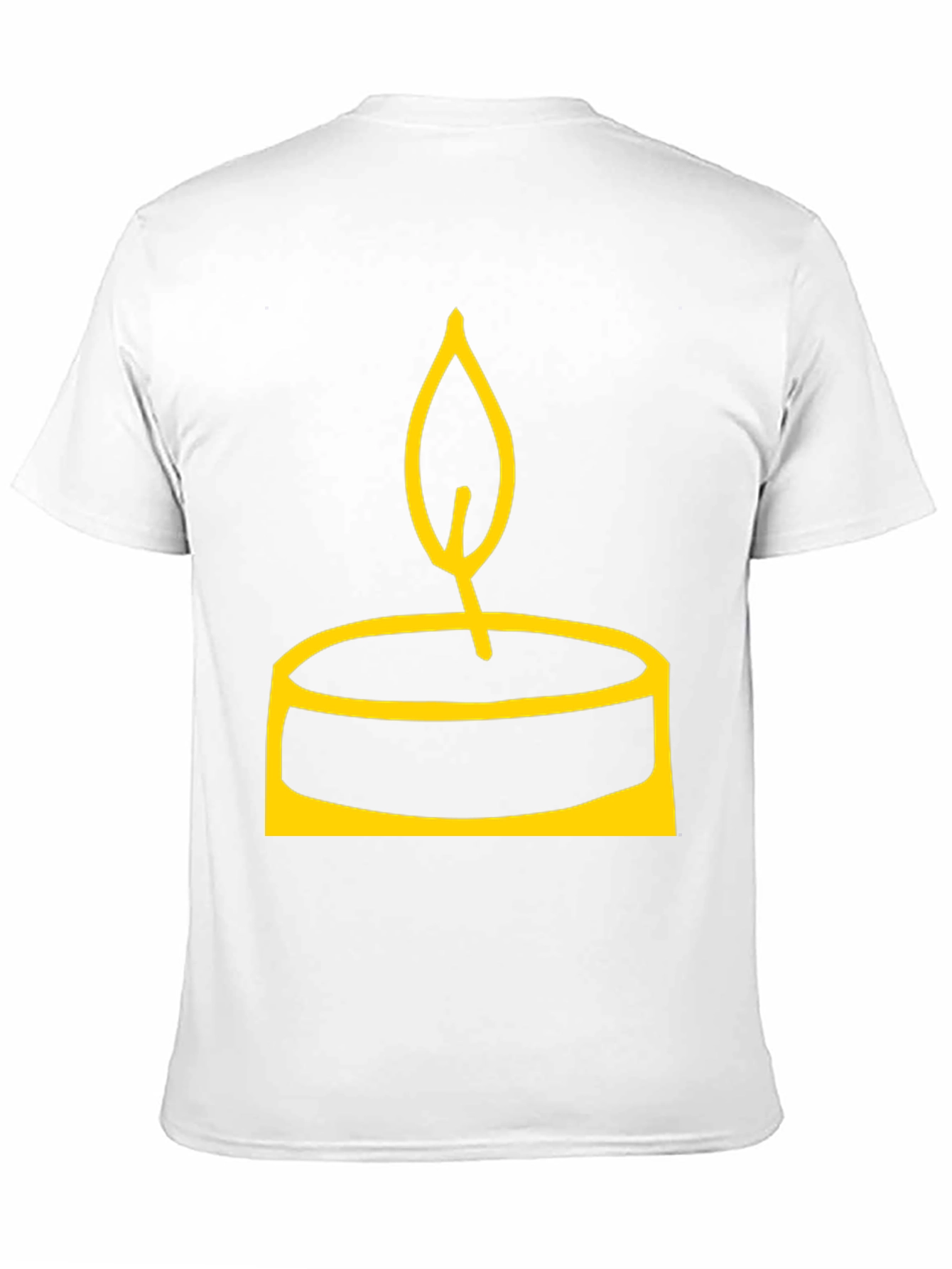 Candle Graphic Black T-Shirt