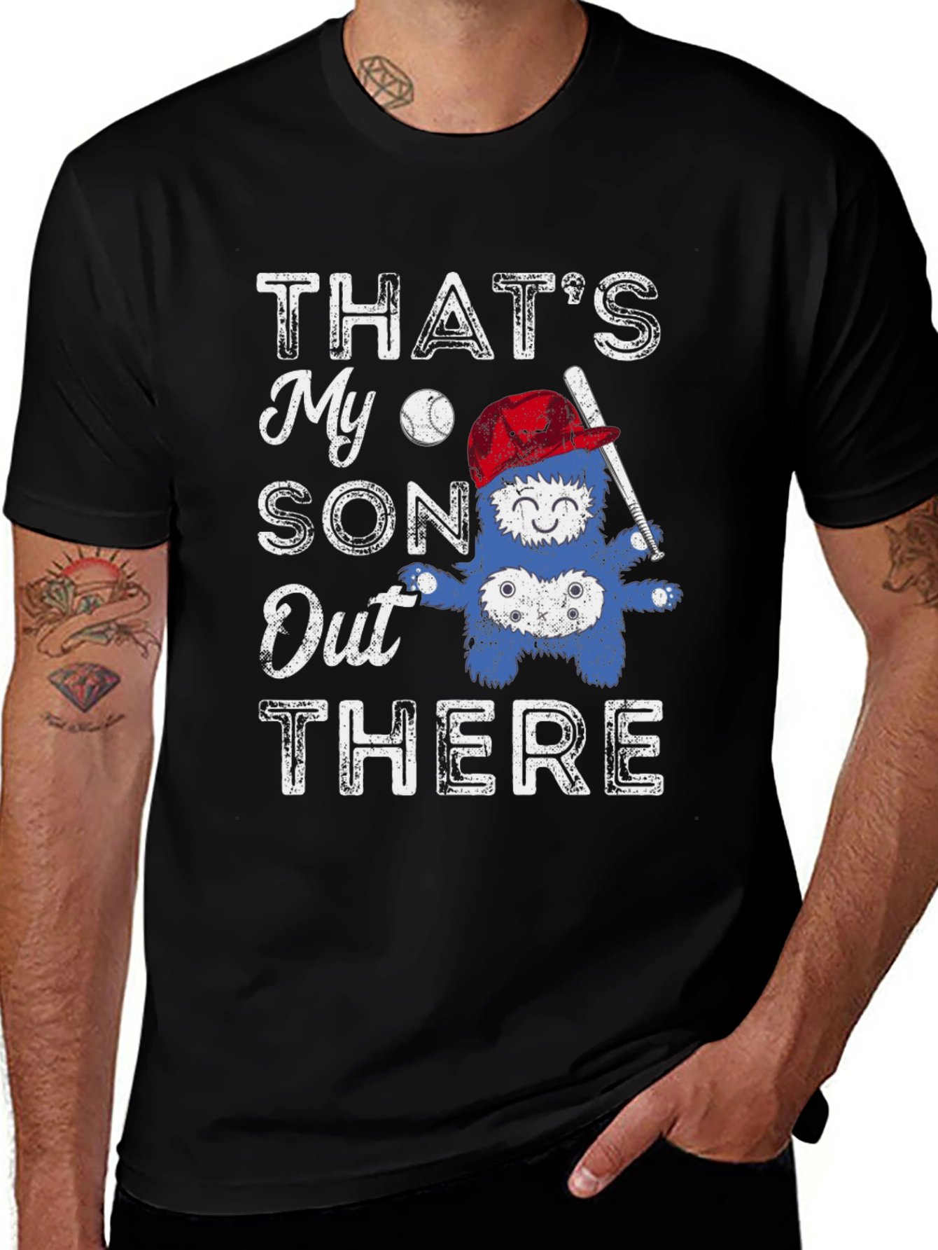 Thats My Son Out There Baseball Graphic T-Shirt