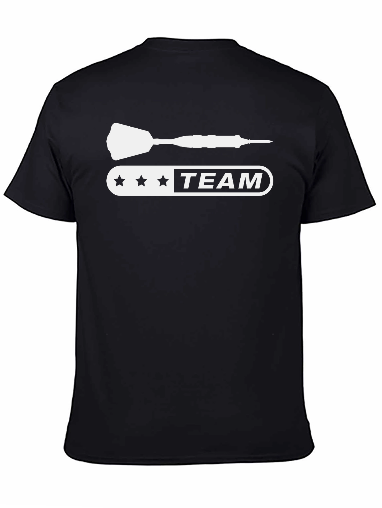 Dart Team Graphic Tee - Black Casual T-Shirt
