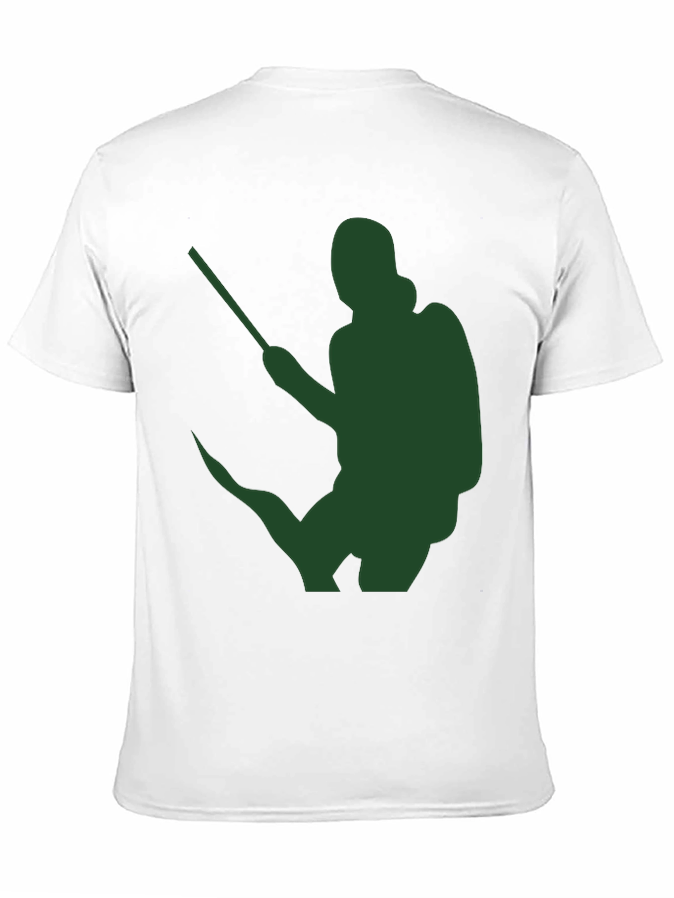 Silhouette Sprayer Graphic Tee - Black Cotton Blend
