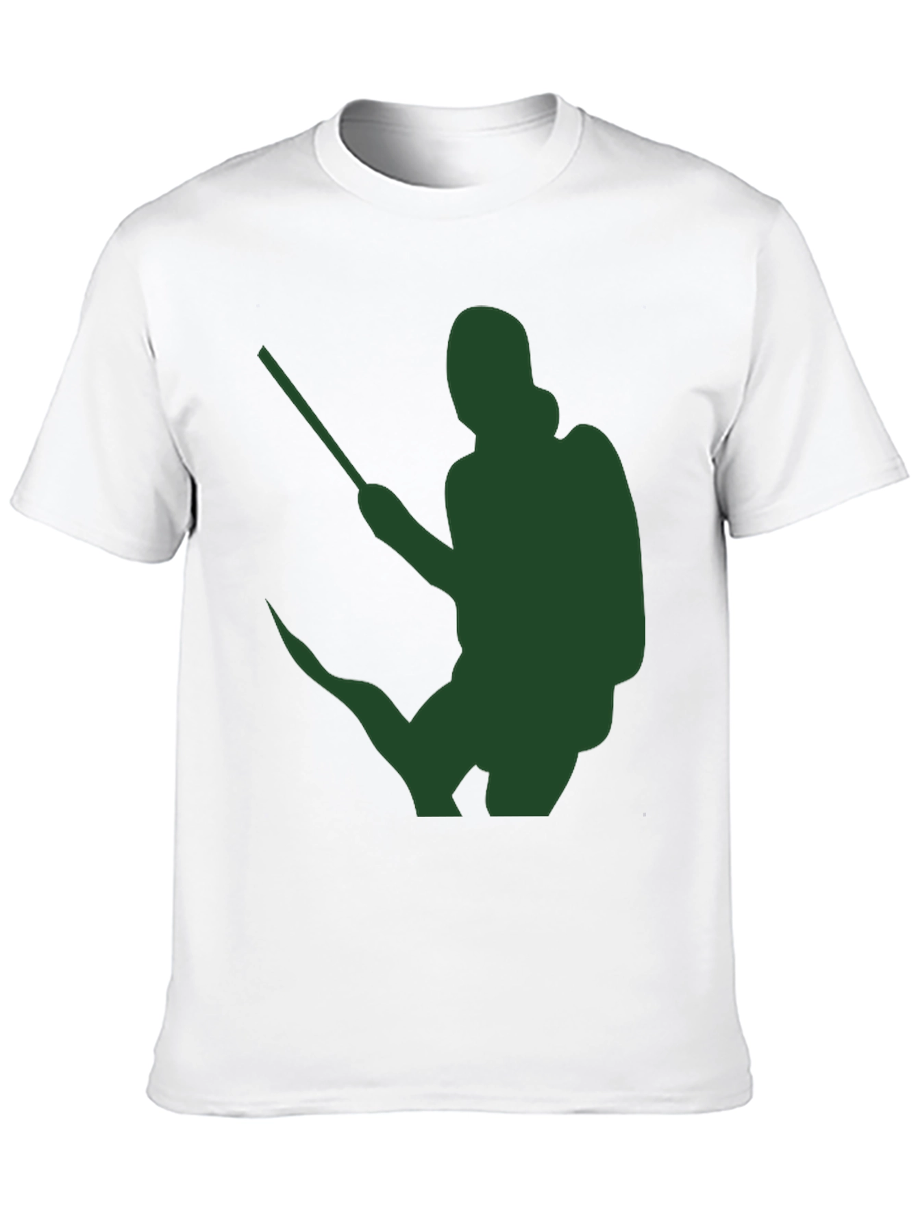 Silhouette Sprayer Graphic Tee - Black Cotton Blend
