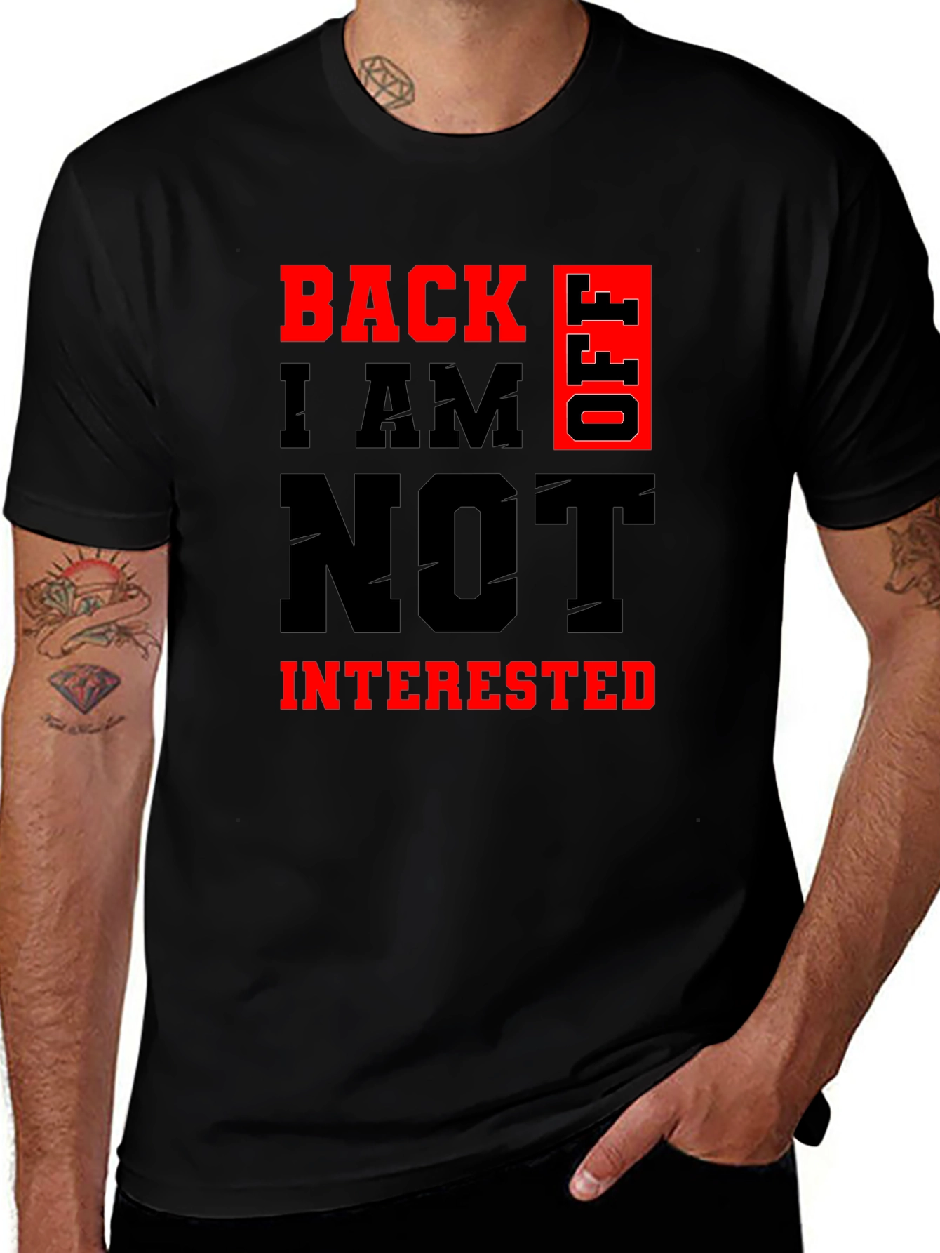 Back Off Graphic Tee - Sarcastic Funny T-Shirt