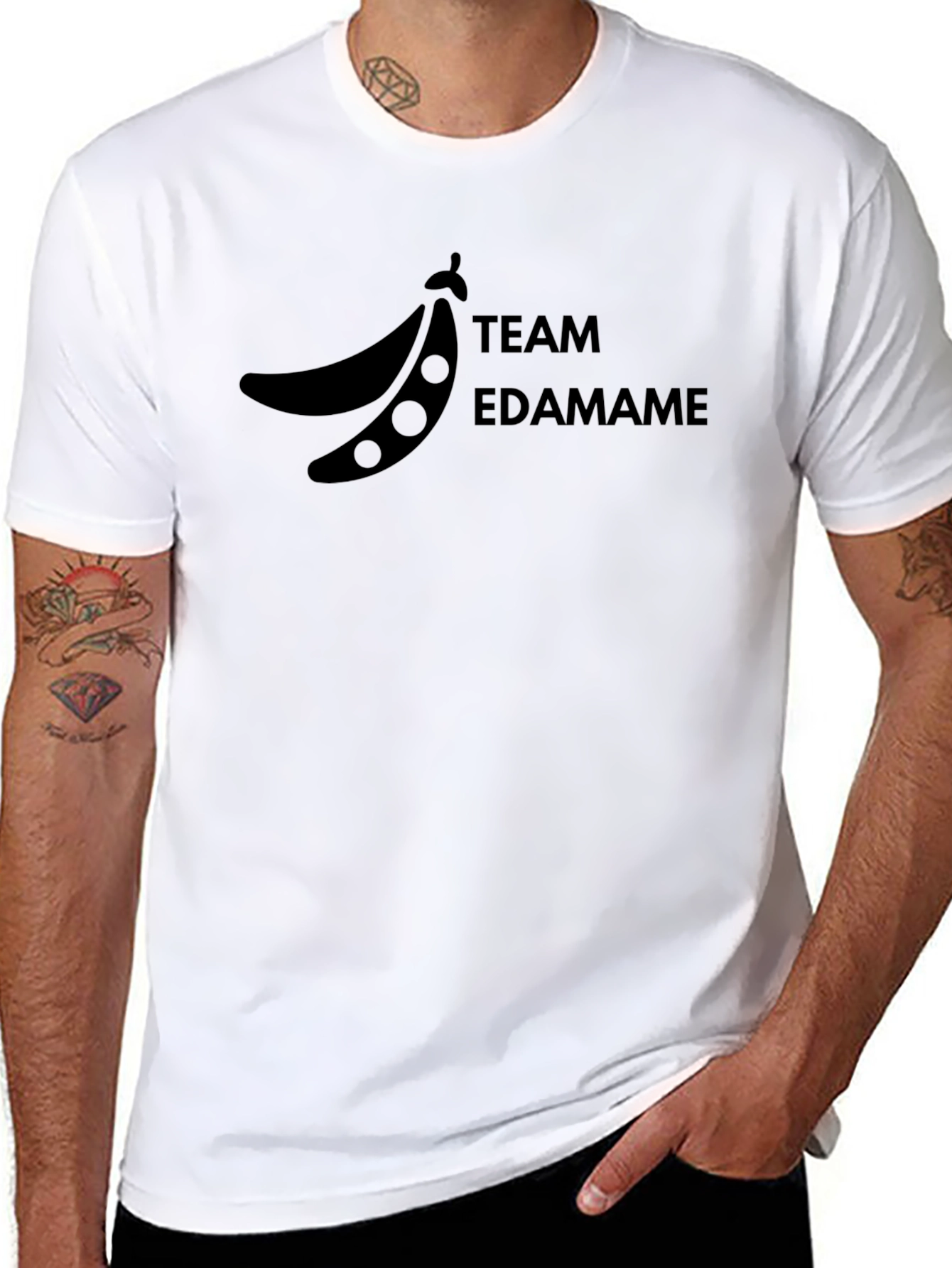 Team Edamame Black T-Shirt