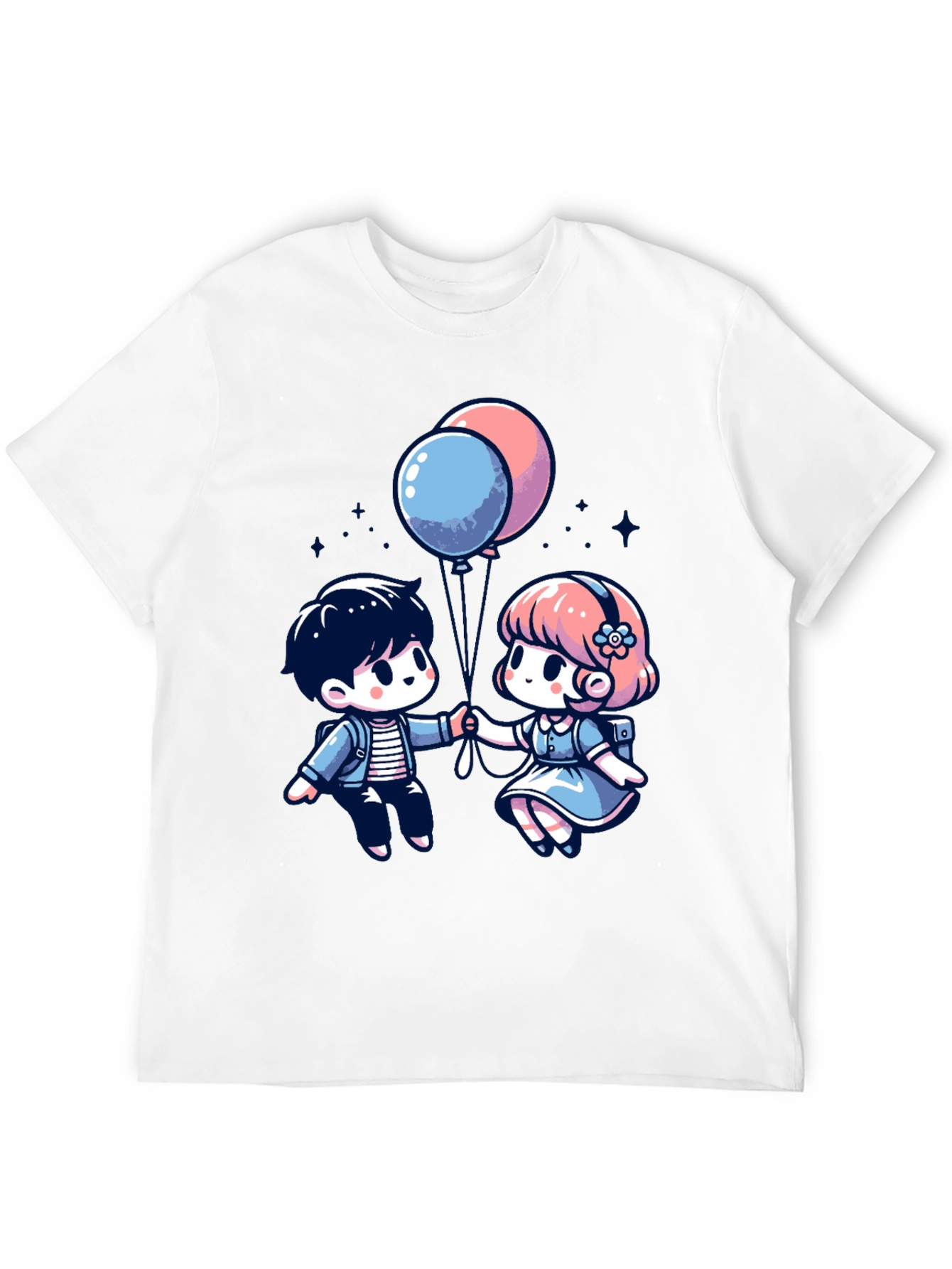 Cute Cartoon Couple T-Shirt