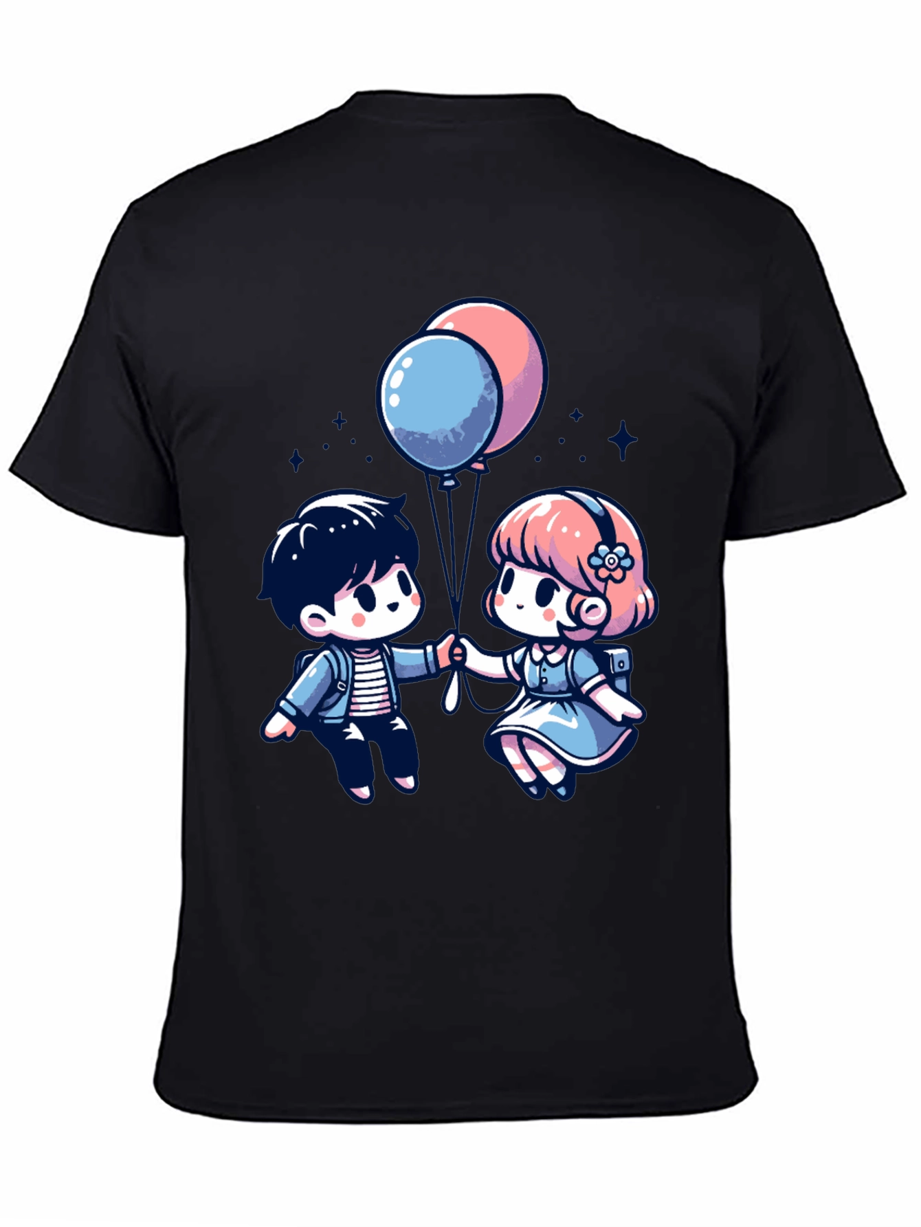 Cute Cartoon Couple T-Shirt