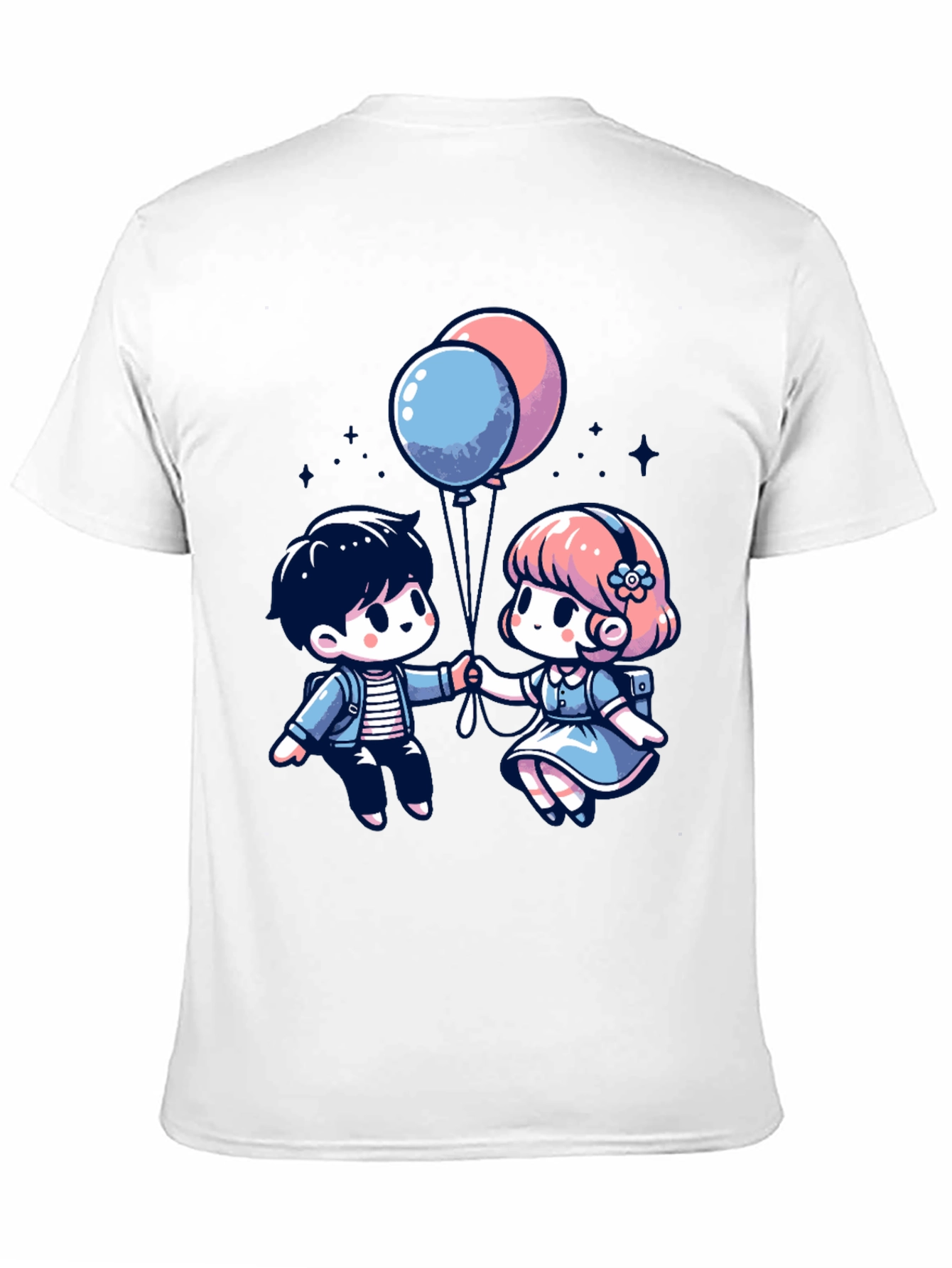 Cute Cartoon Couple T-Shirt
