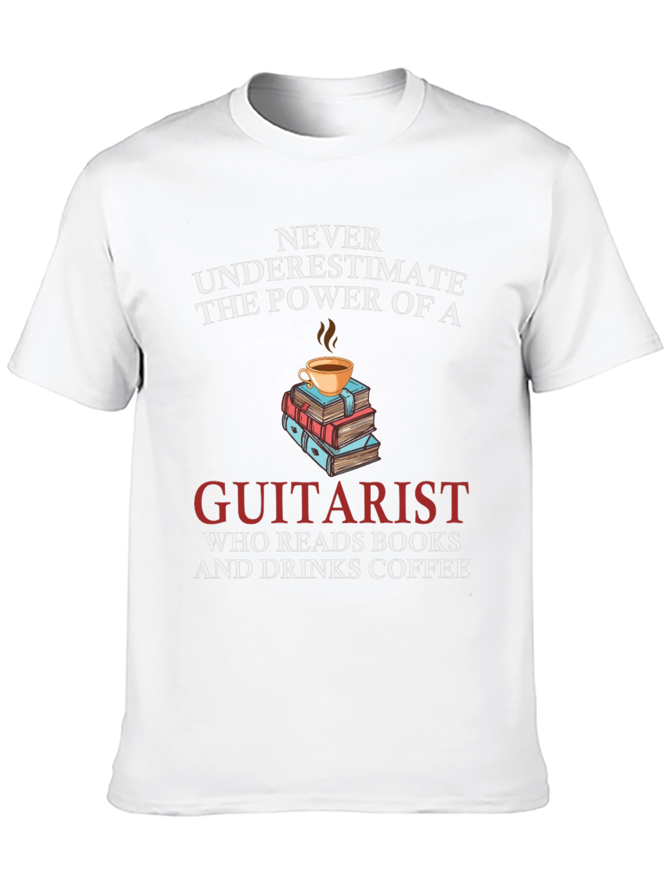 Guitarist Coffee & Books T-Shirt