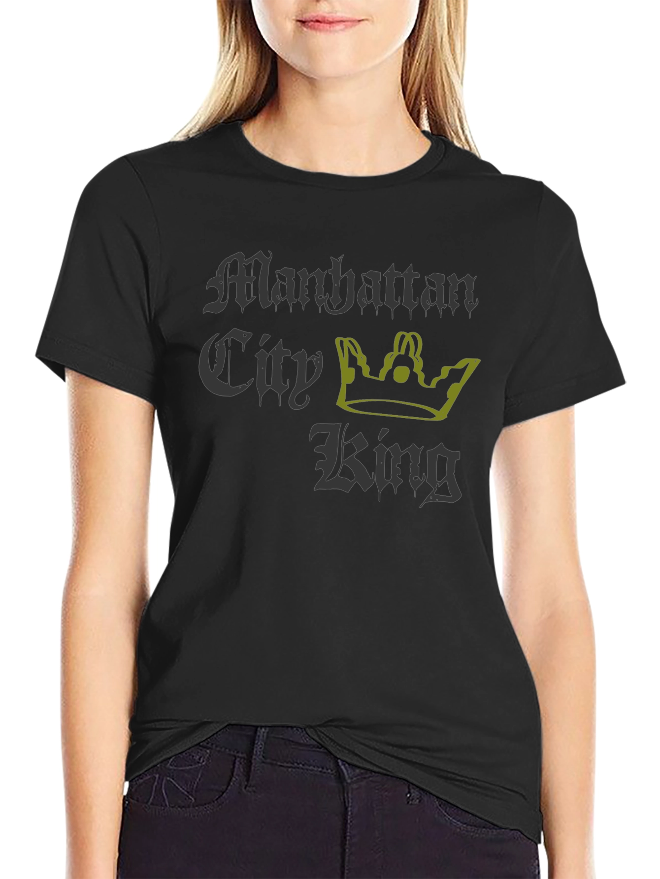 Manhattan City King Graphic T-Shirt