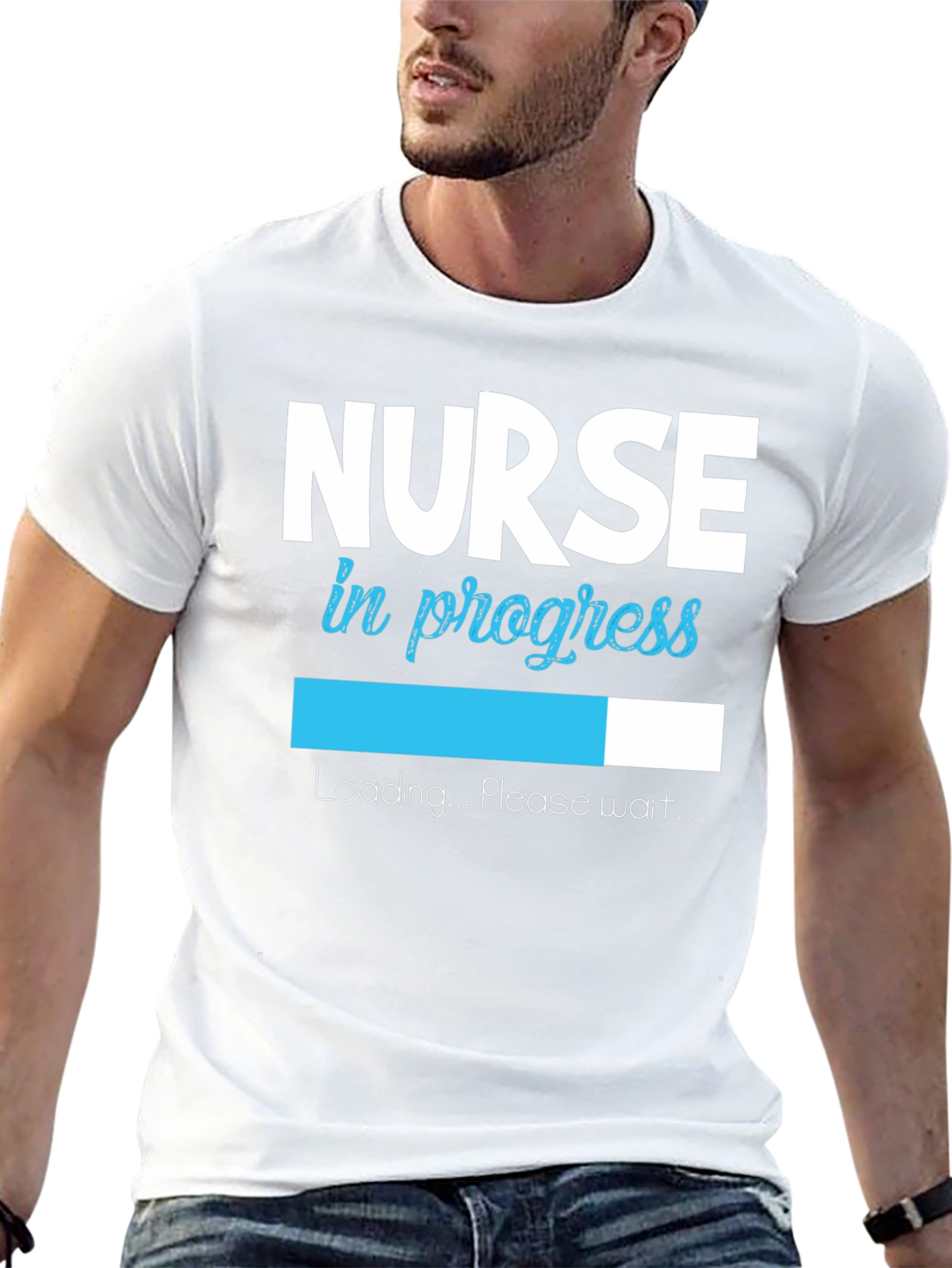 Nurse in Progress T-Shirt - Loading Please Wait!