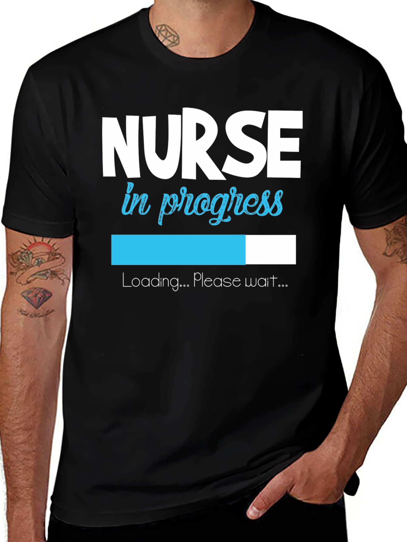 Nurse in Progress T-Shirt - Loading Please Wait!