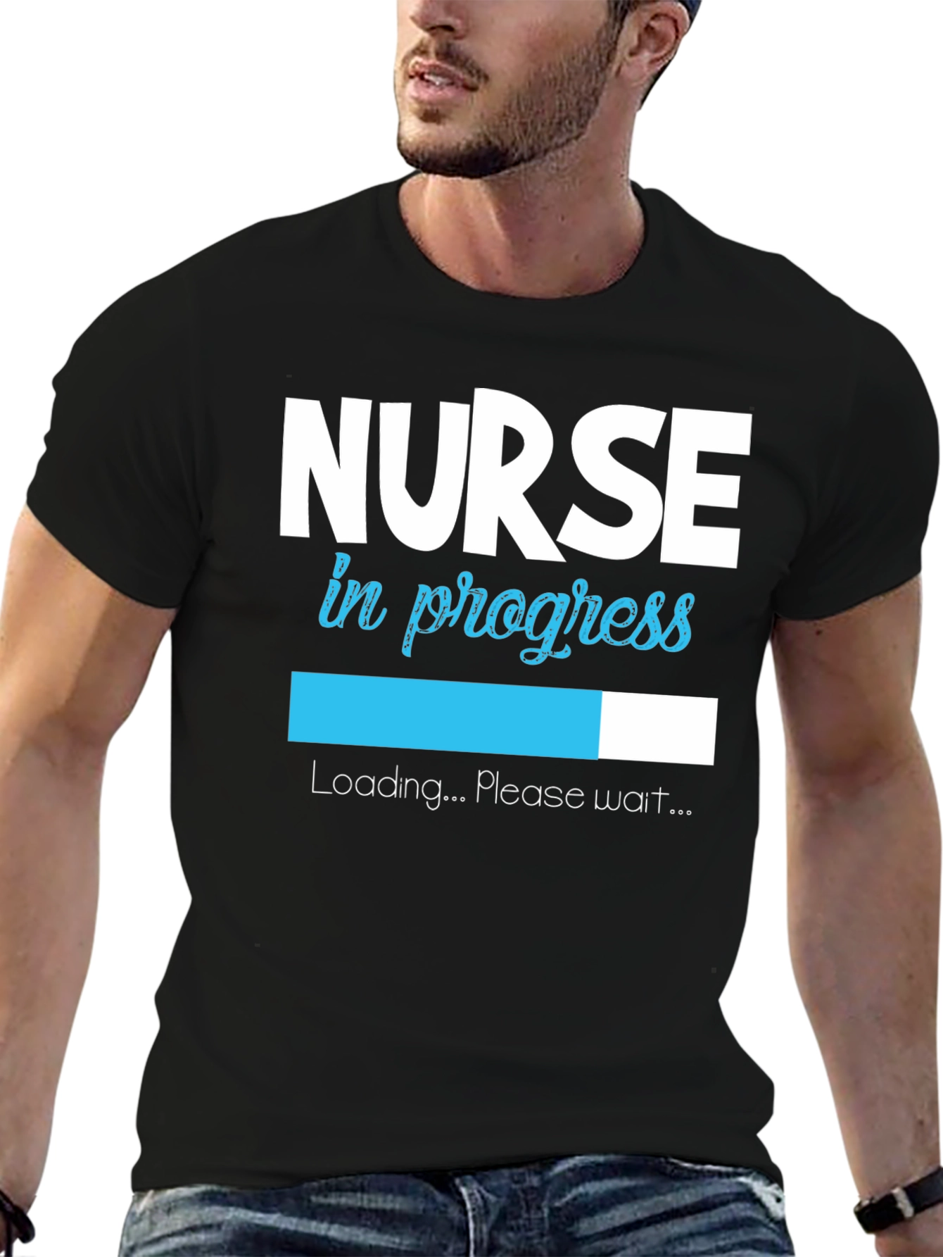 Nurse in Progress T-Shirt - Loading Please Wait!