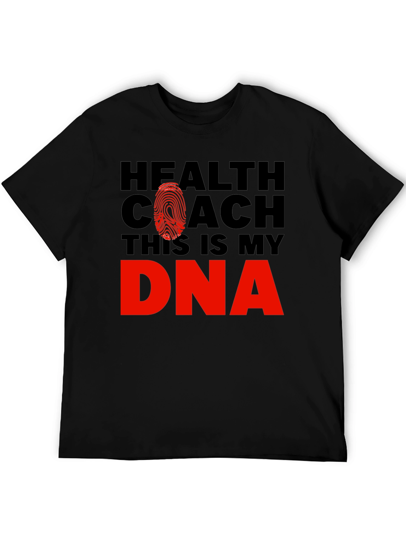 Health Coach DNA T-Shirt - Motivational Fitness Tee
