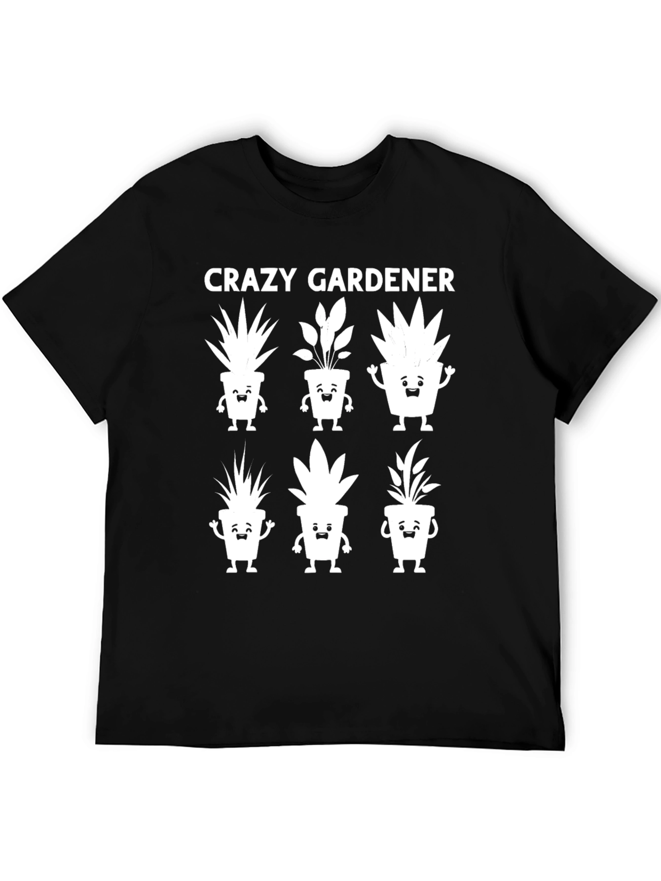 Crazy Gardener Graphic Tee - Fun Plant Lover Shirt