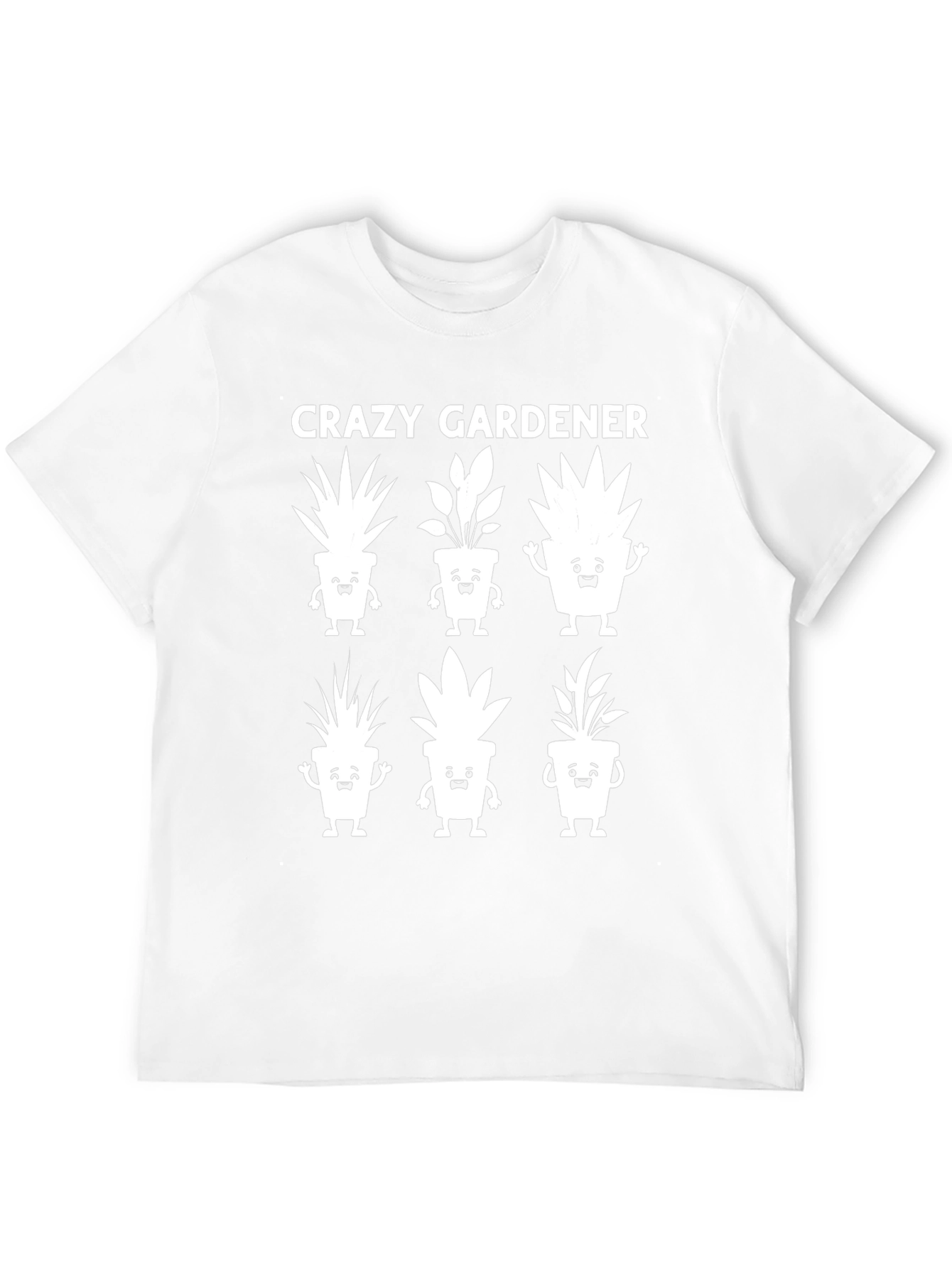 Crazy Gardener Graphic Tee - Fun Plant Lover Shirt