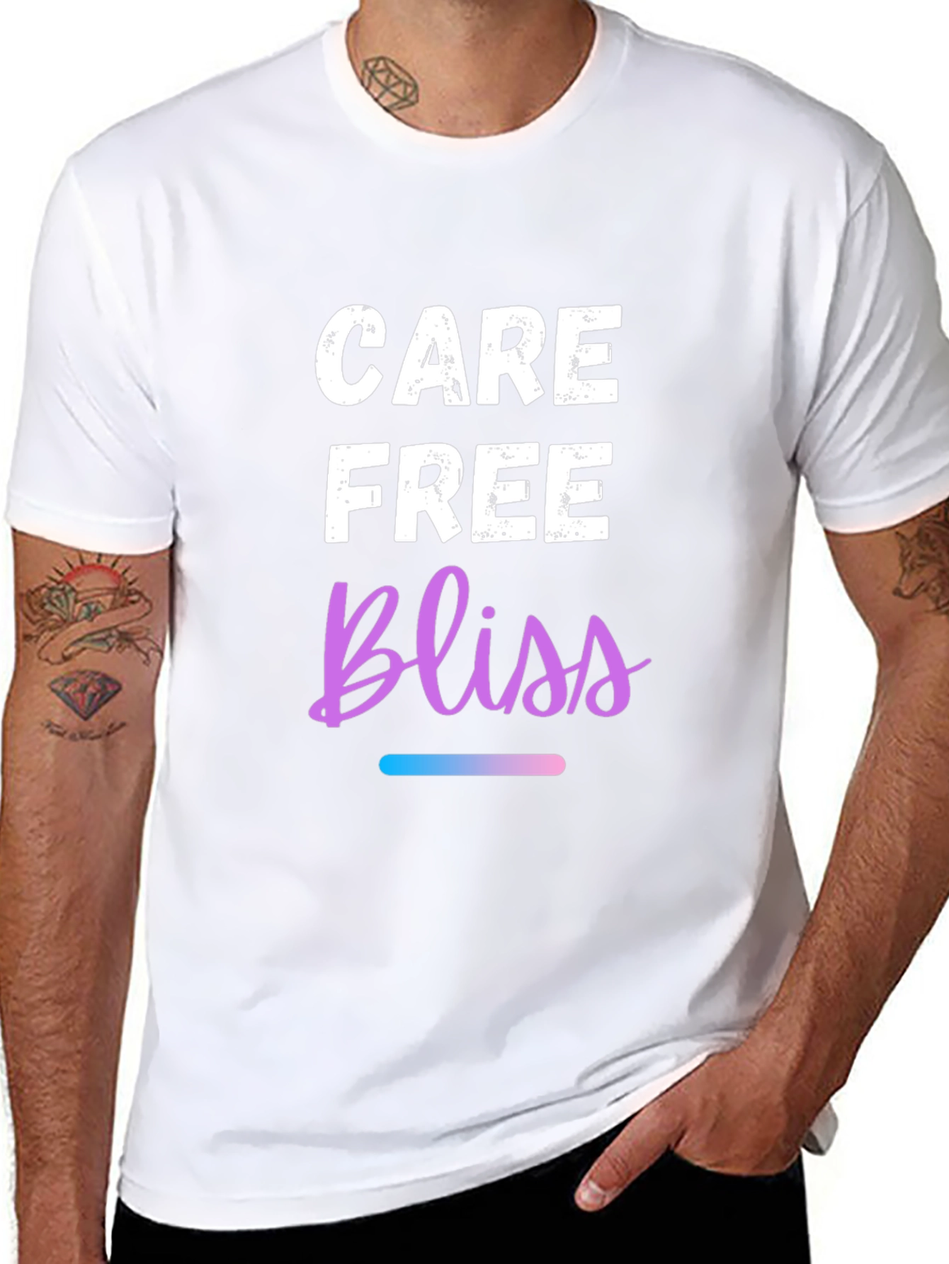 Care Free Bliss T-Shirt - Stylish Graphic Tee
