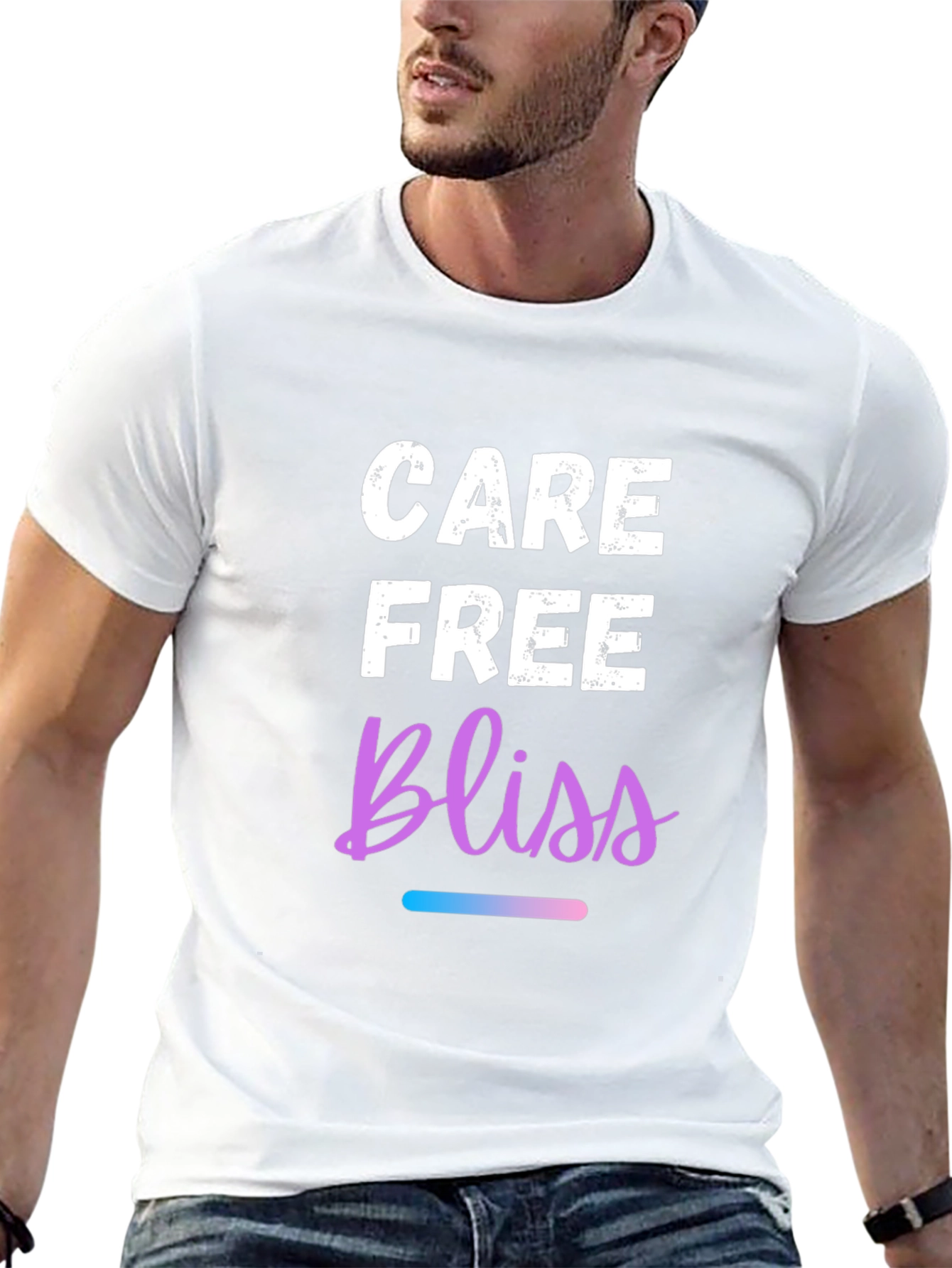 Care Free Bliss T-Shirt - Stylish Graphic Tee