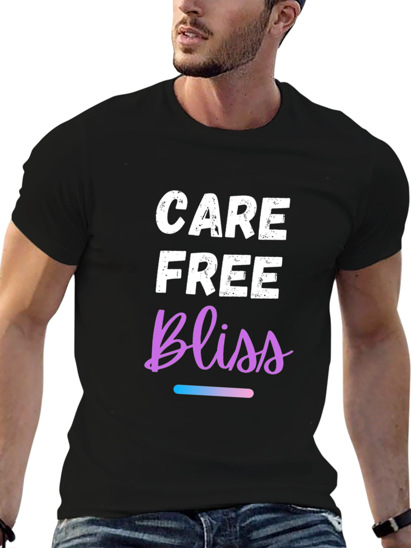 Care Free Bliss T-Shirt - Stylish Graphic Tee