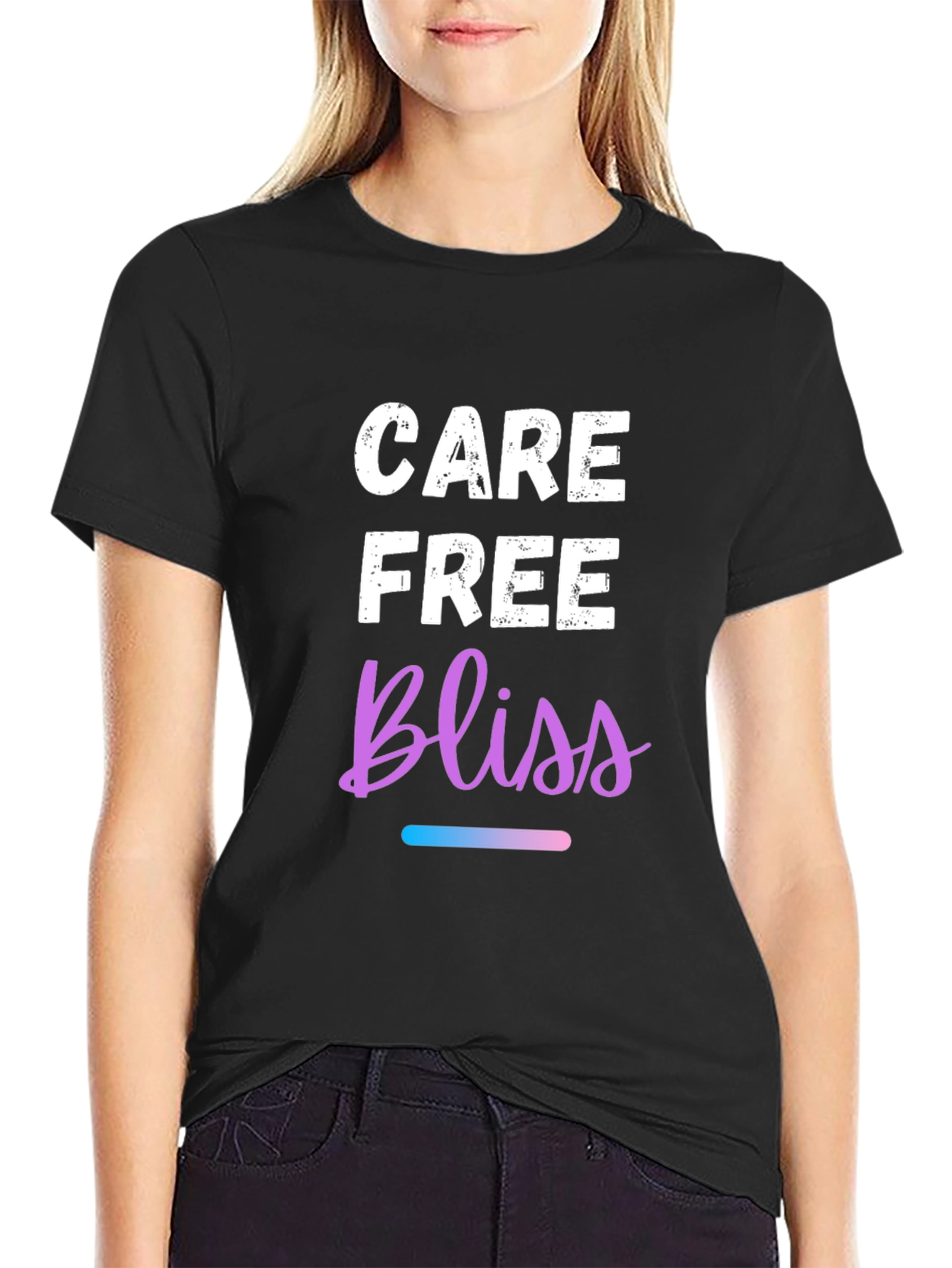 Care Free Bliss T-Shirt - Stylish Graphic Tee