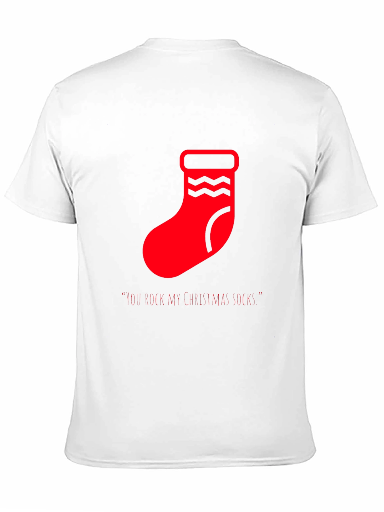 Festive Christmas Socks Graphic Tee
