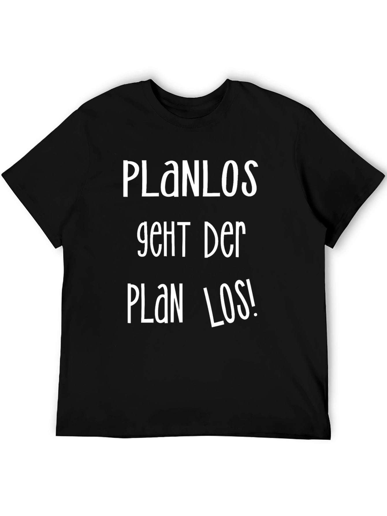 Planlos T-Shirt - Casual Cotton Tee