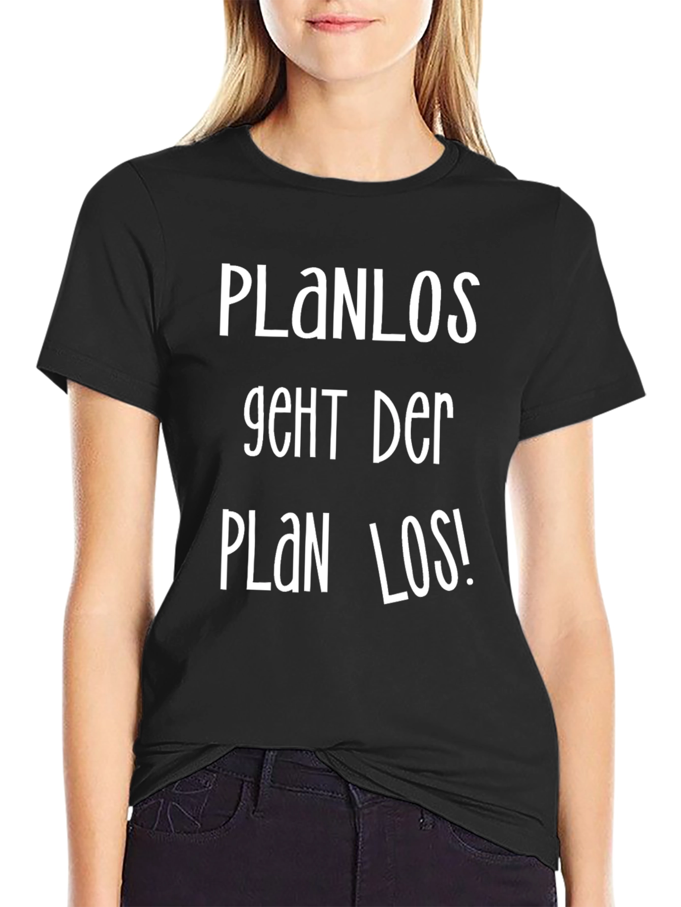 Planlos T-Shirt - Casual Cotton Tee