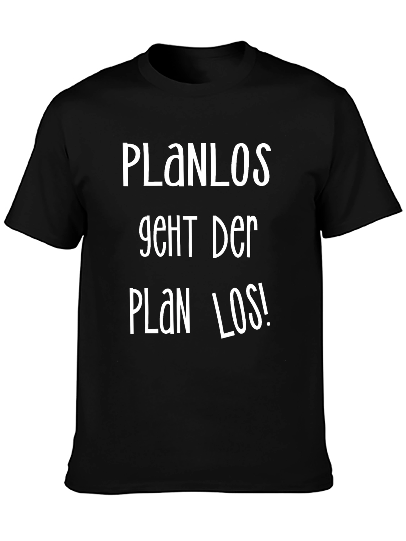 Planlos T-Shirt - Casual Cotton Tee
